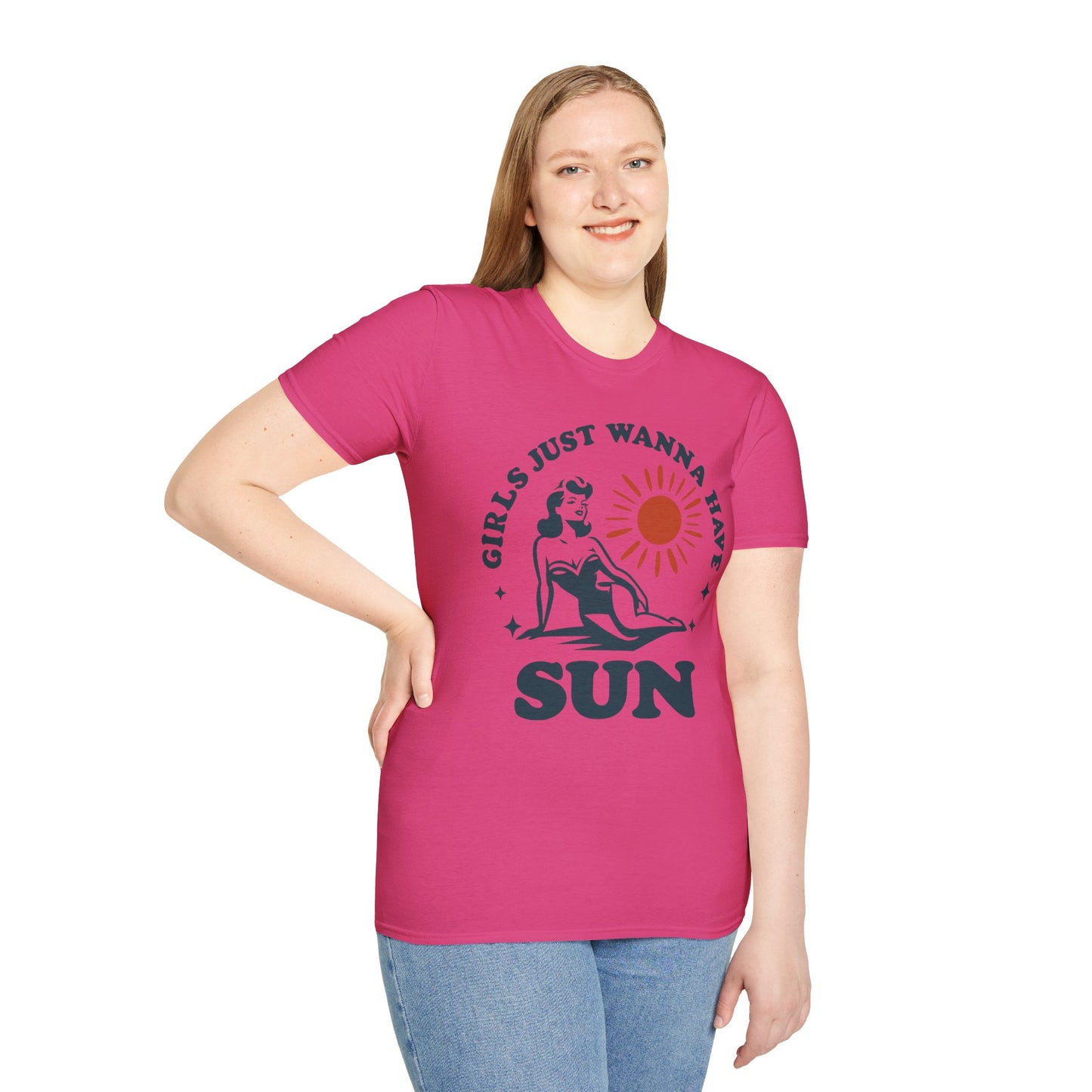 Girls Just Wanna Have Sun T-Shirt - Summer Vibes Tee