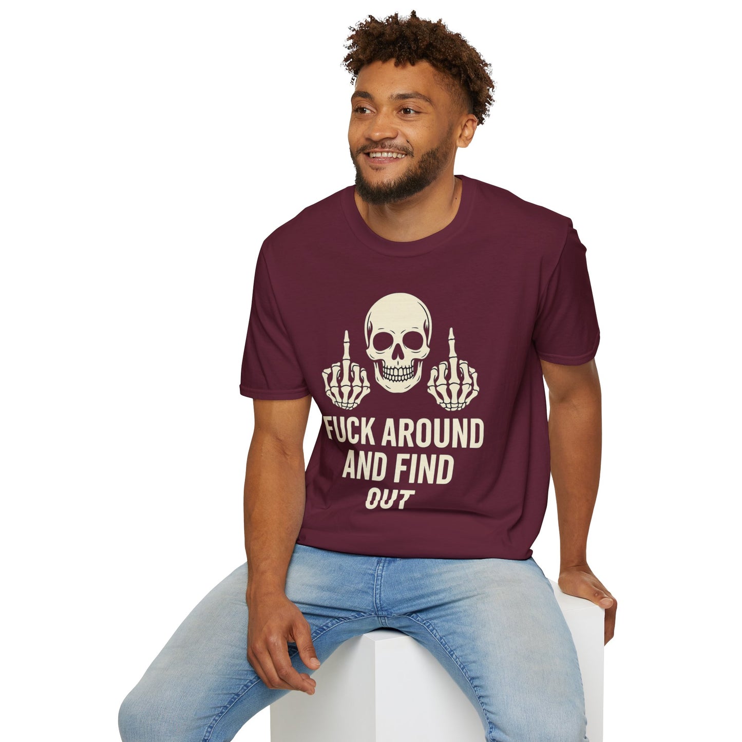 "F*ck Around and Find Out" Skull Graphic Tee