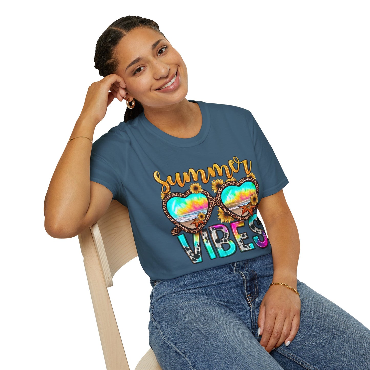 Summer Vibes Graphic -Tee for a Chill Summer