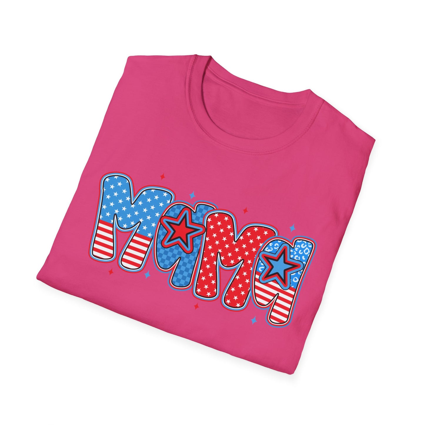 Patriotic Mama T-Shirt - Tee for Celebrations