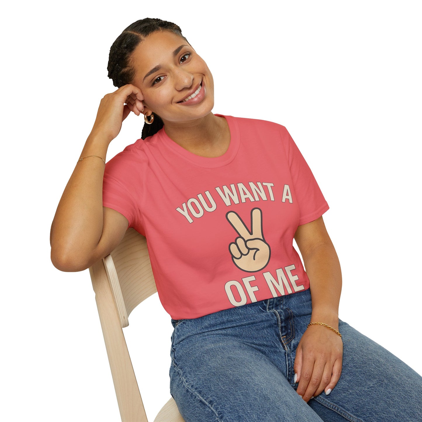 "You Want a Piece of Me" Graphic Tee for Casual Vibes