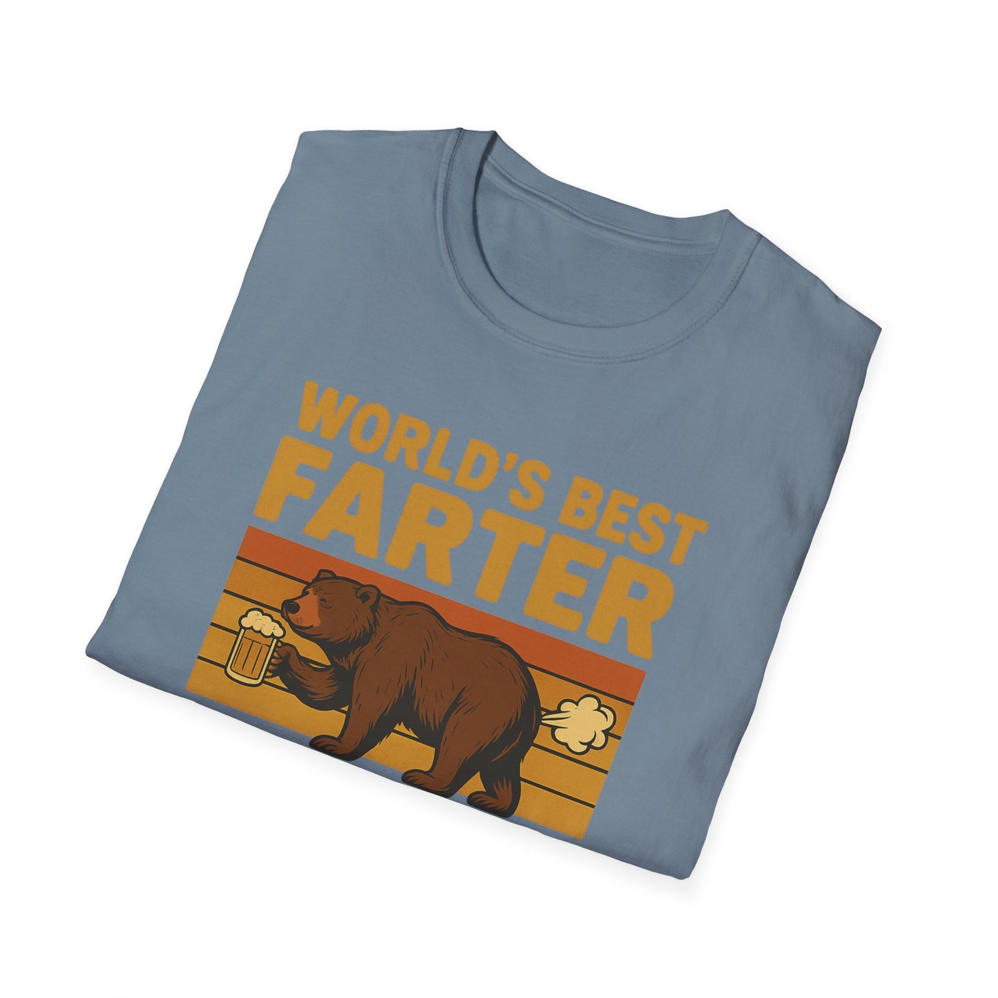 Funny Fathers Day T-Shirt, World's Best Farter Shirt, Dad Humor Tee, Unisex Gift for Dad, Comfy Father's Day Apparel