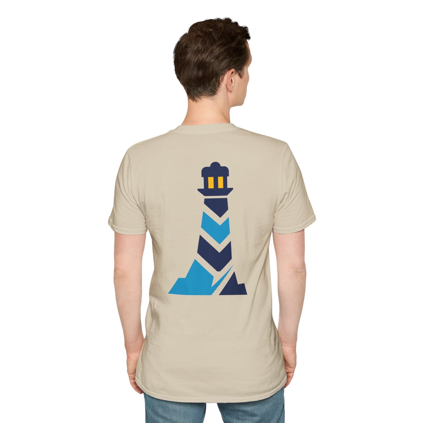 Beach Sunrise & Lighthouse Unisex T-Shirt - Relaxed Summer Vibes
