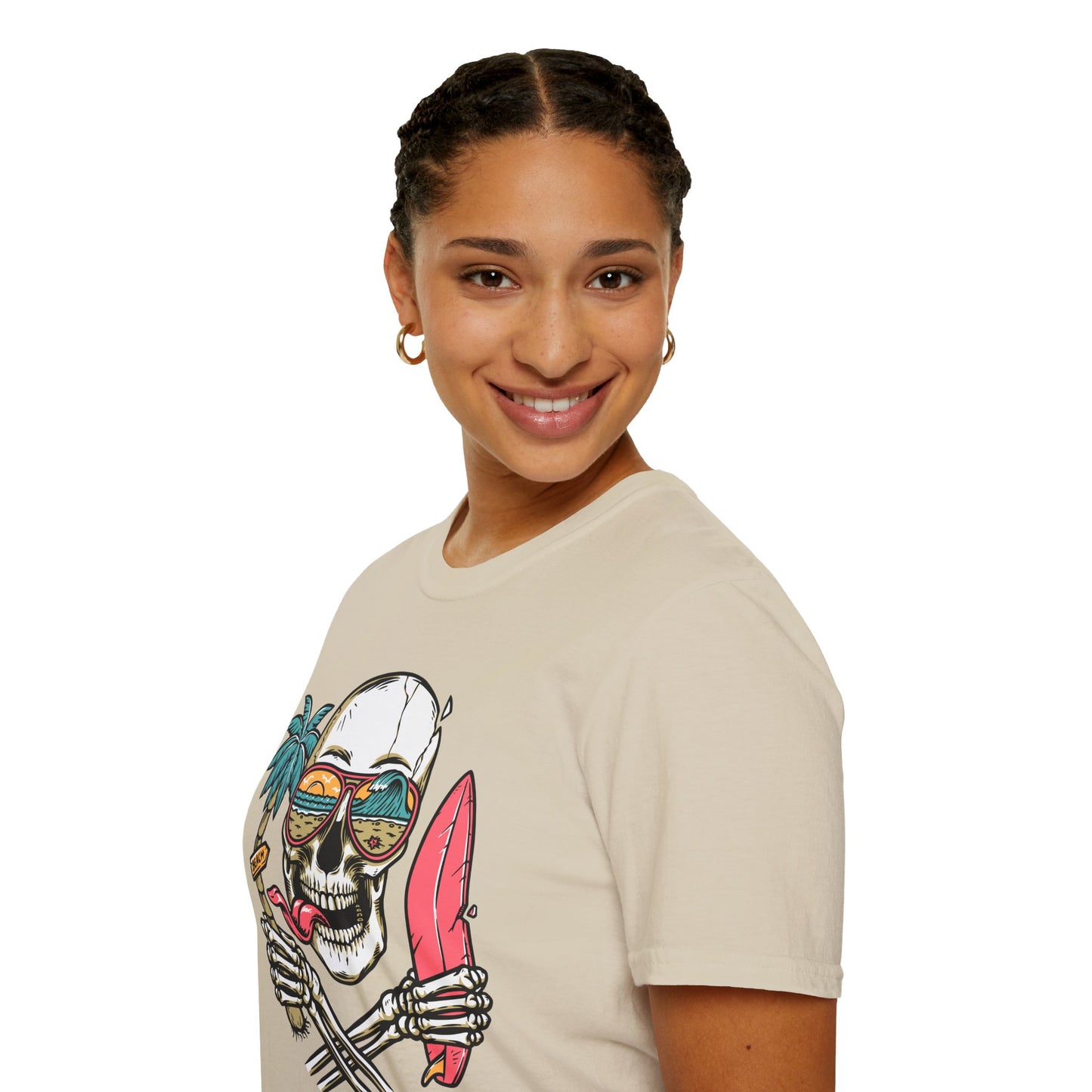 Beach Skull Graphic T-Shirt