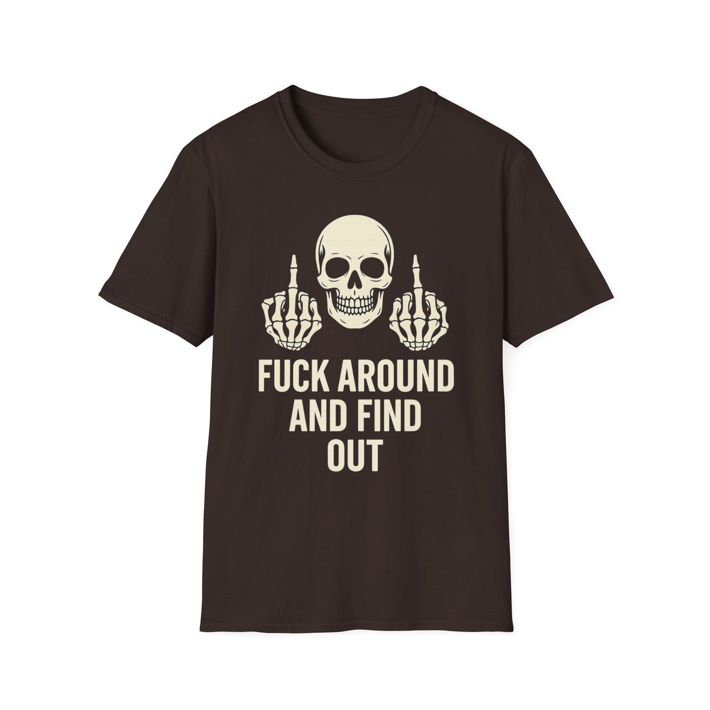 "F*ck Around and Find Out" Skull Graphic Tee