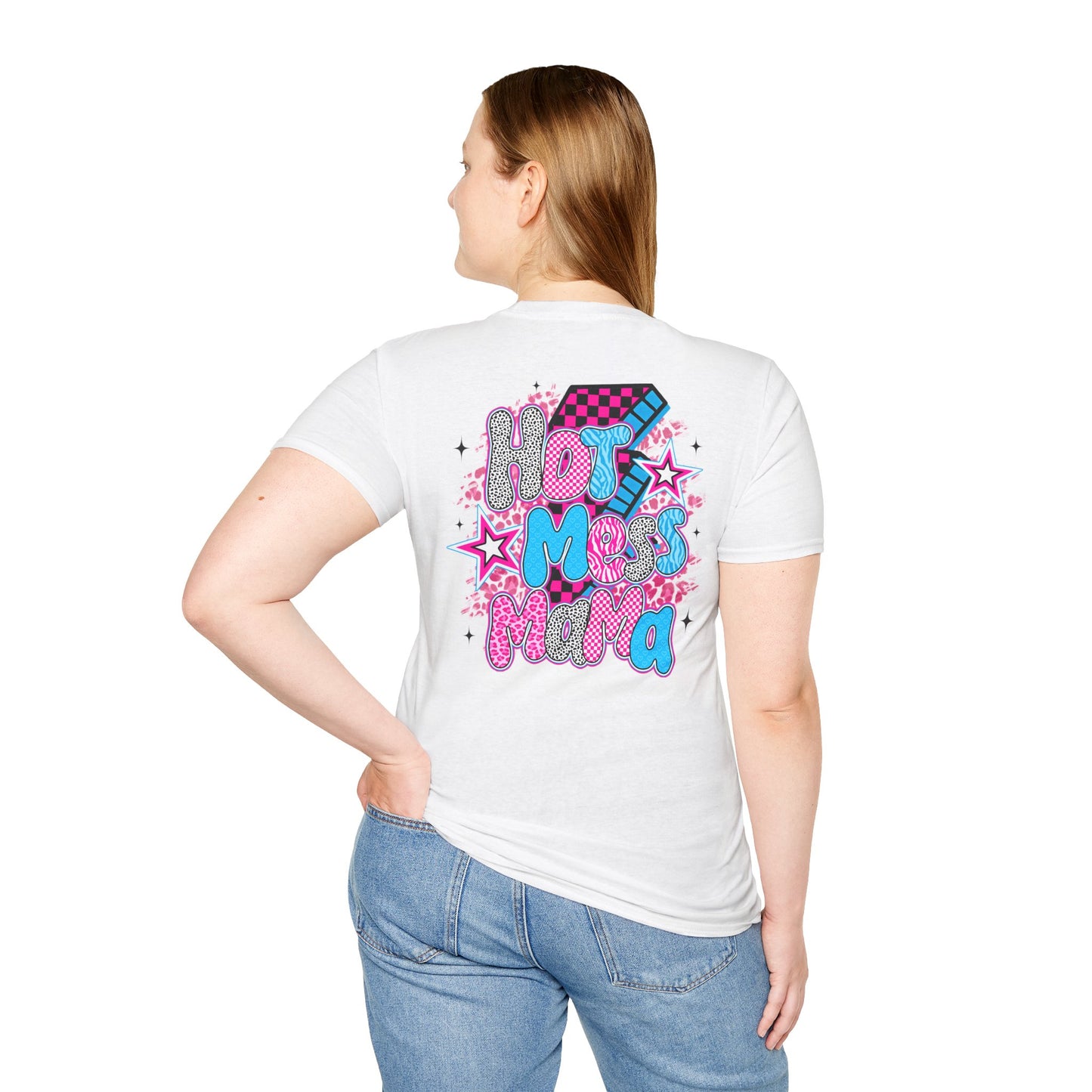 Hot Mess Vibes Fun Graphic Tee