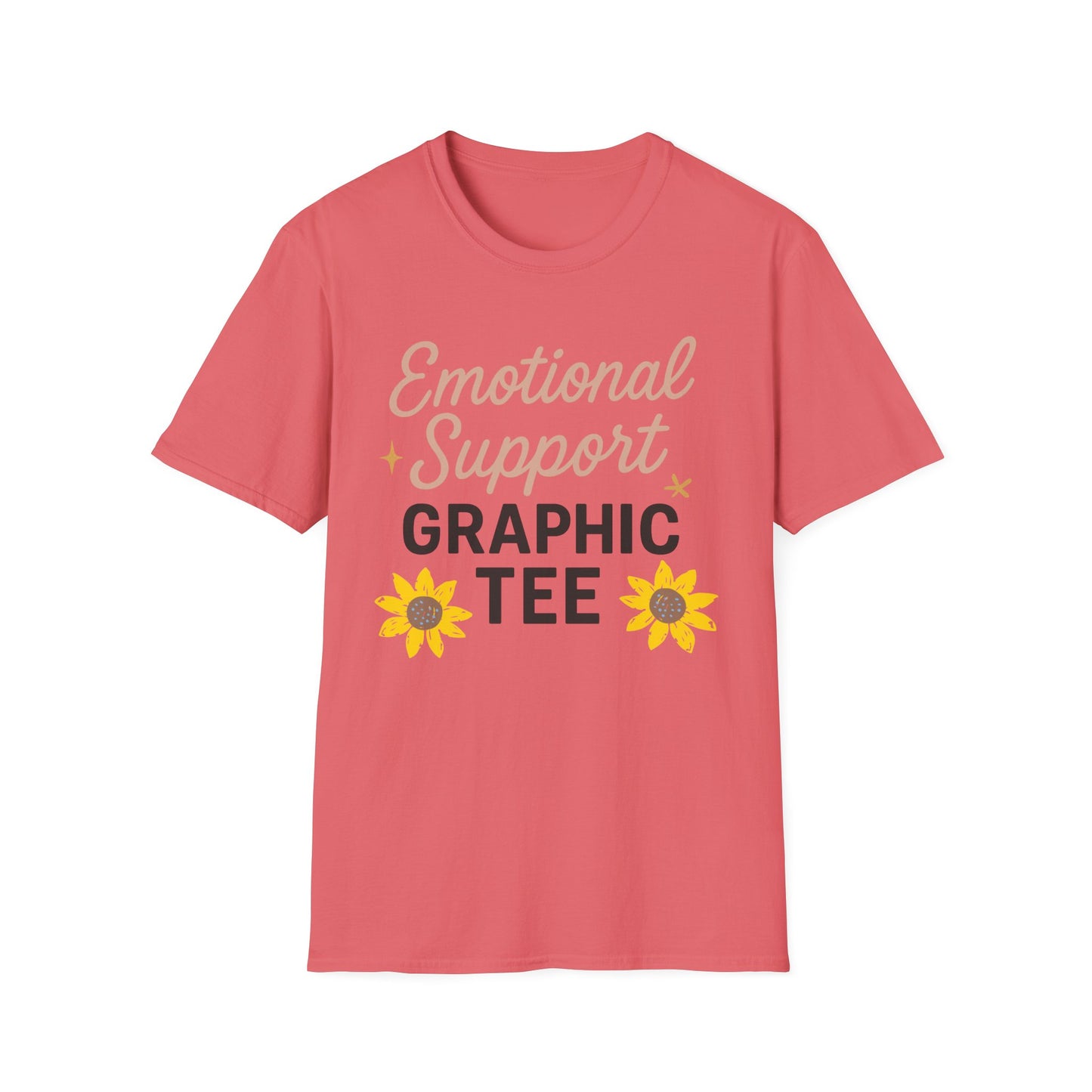 Emotional Support Graphic T-Shirt for Positivity Lovers