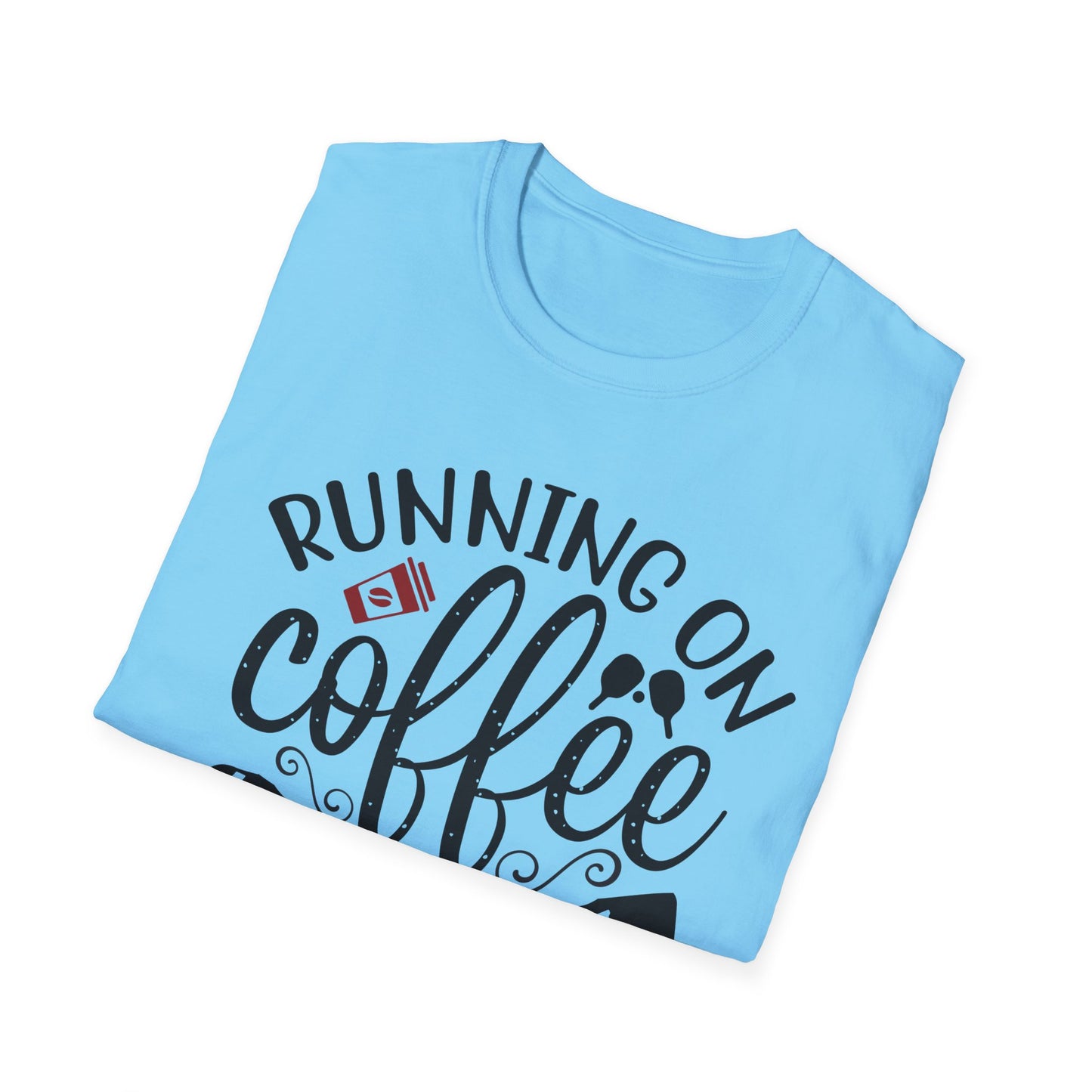 Coffee & Pickleball T-Shirt | Fun Gift for Coffee Lovers, Sports Enthusiasts, Tee for Active Lifestyles, Casual Wear, Everyday Style