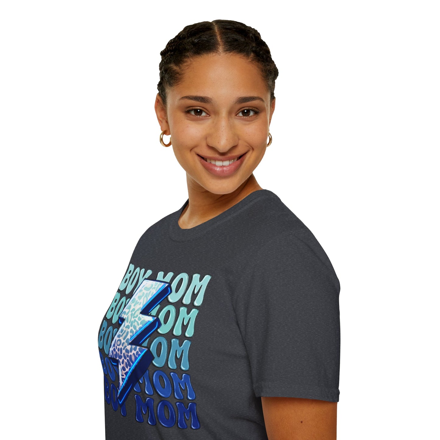 Boy Mom Graphic T-Shirt - Fun and Stylish for Proud Mothers