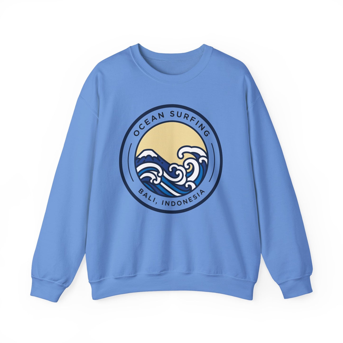 Ocean Surfing Bali Crewneck Sweatshirt - Unisex Heavy Blend