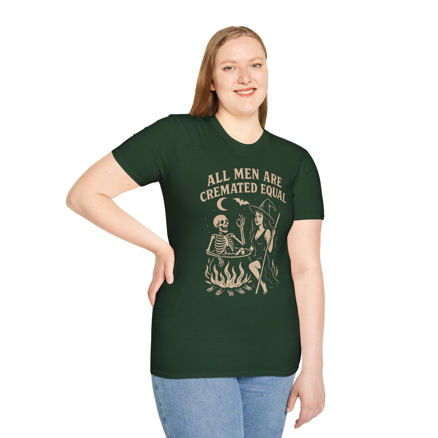 Halloween Witty Tee, Oversized Graphic Tee