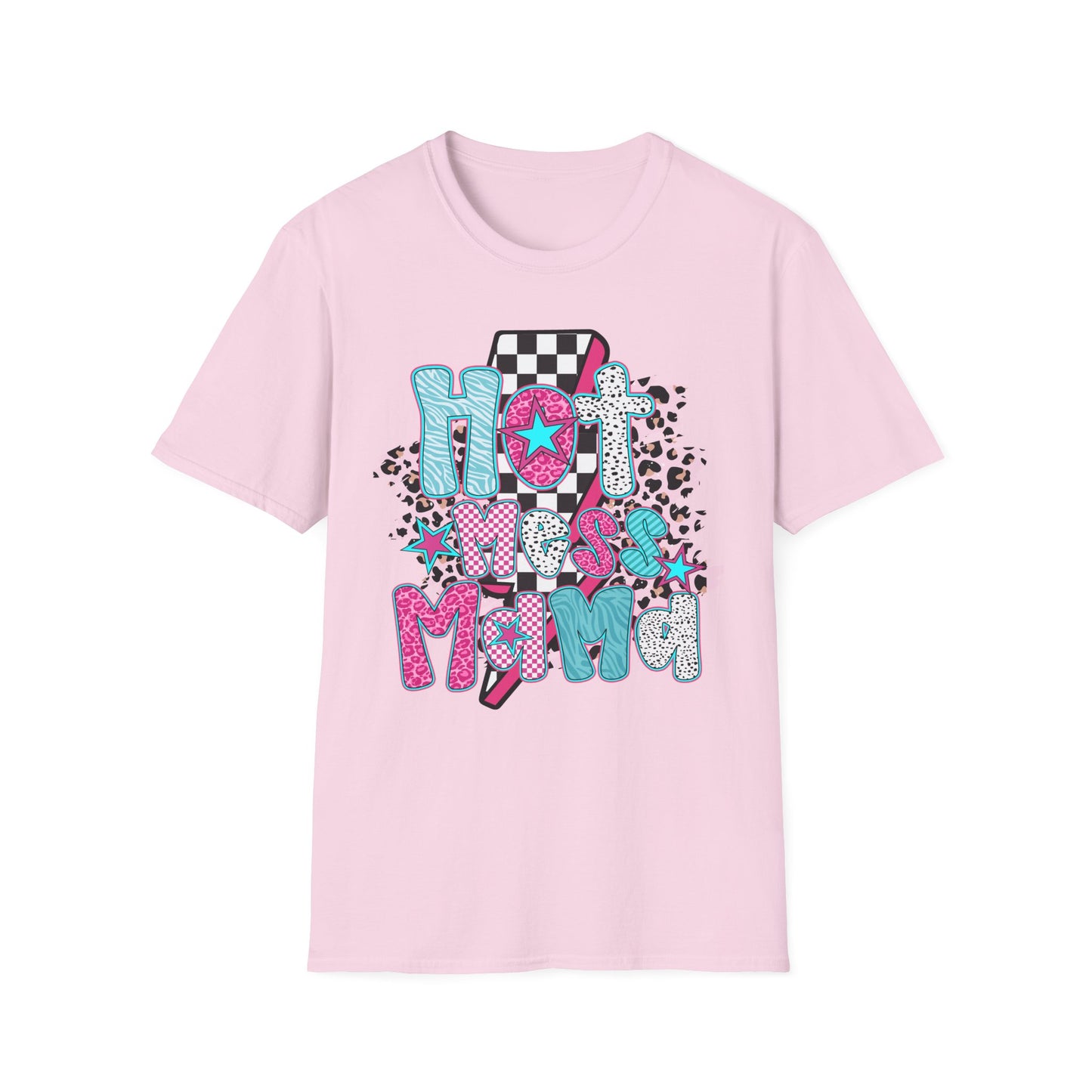 Fun 'Hot Mess Mama' T-Shirt - Perfect for Moms!