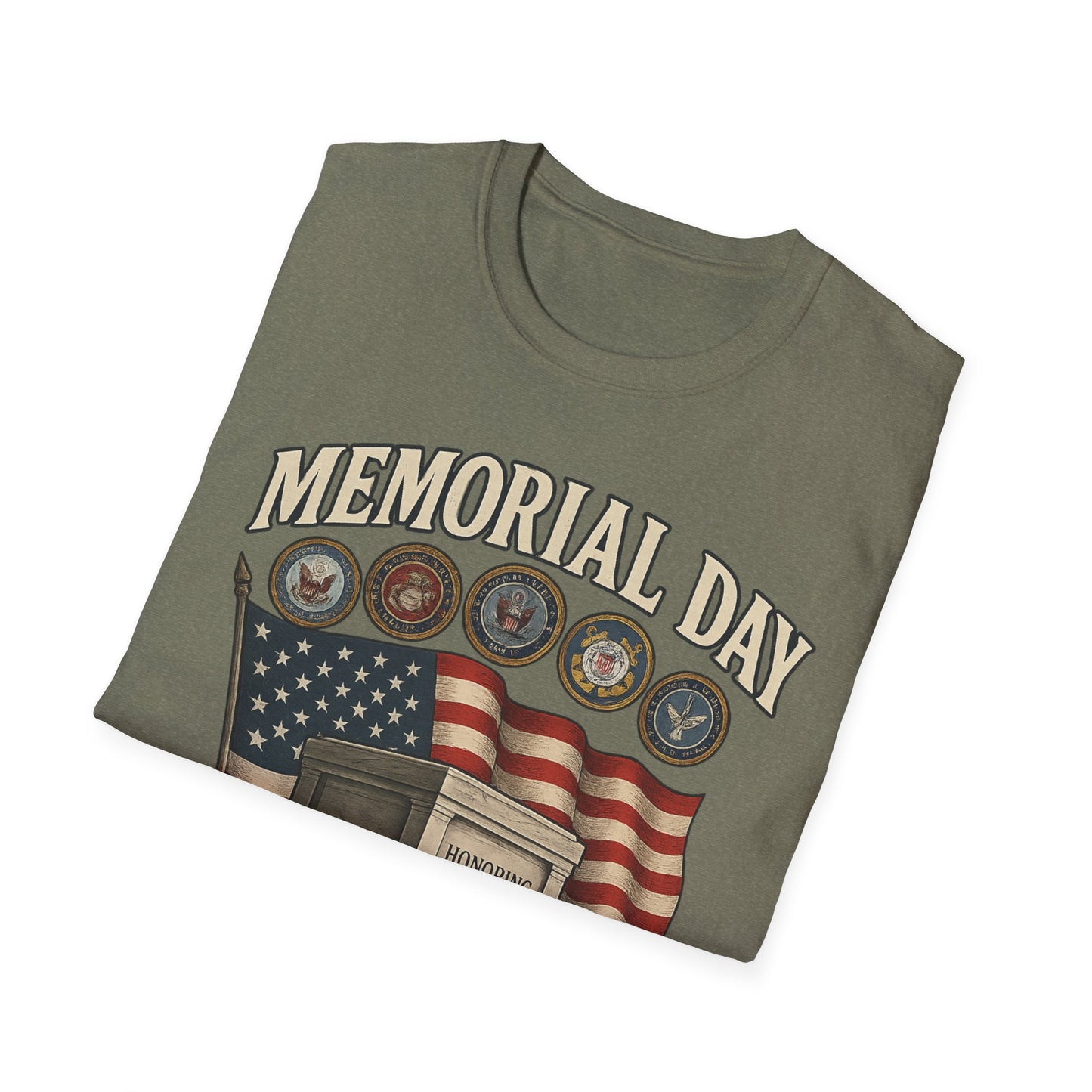 Memorial Day Tribute T-Shirt - Honoring All Who Served