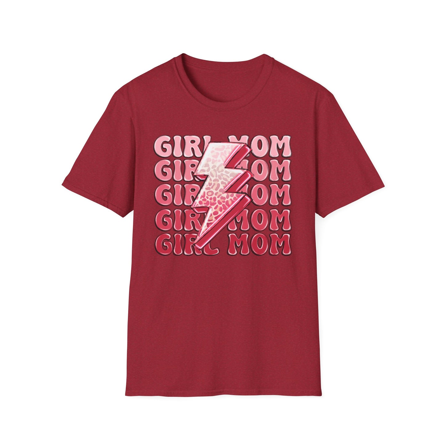 Girl Mom Softstyle T-Shirt - Trendy Casual Tee for Moms