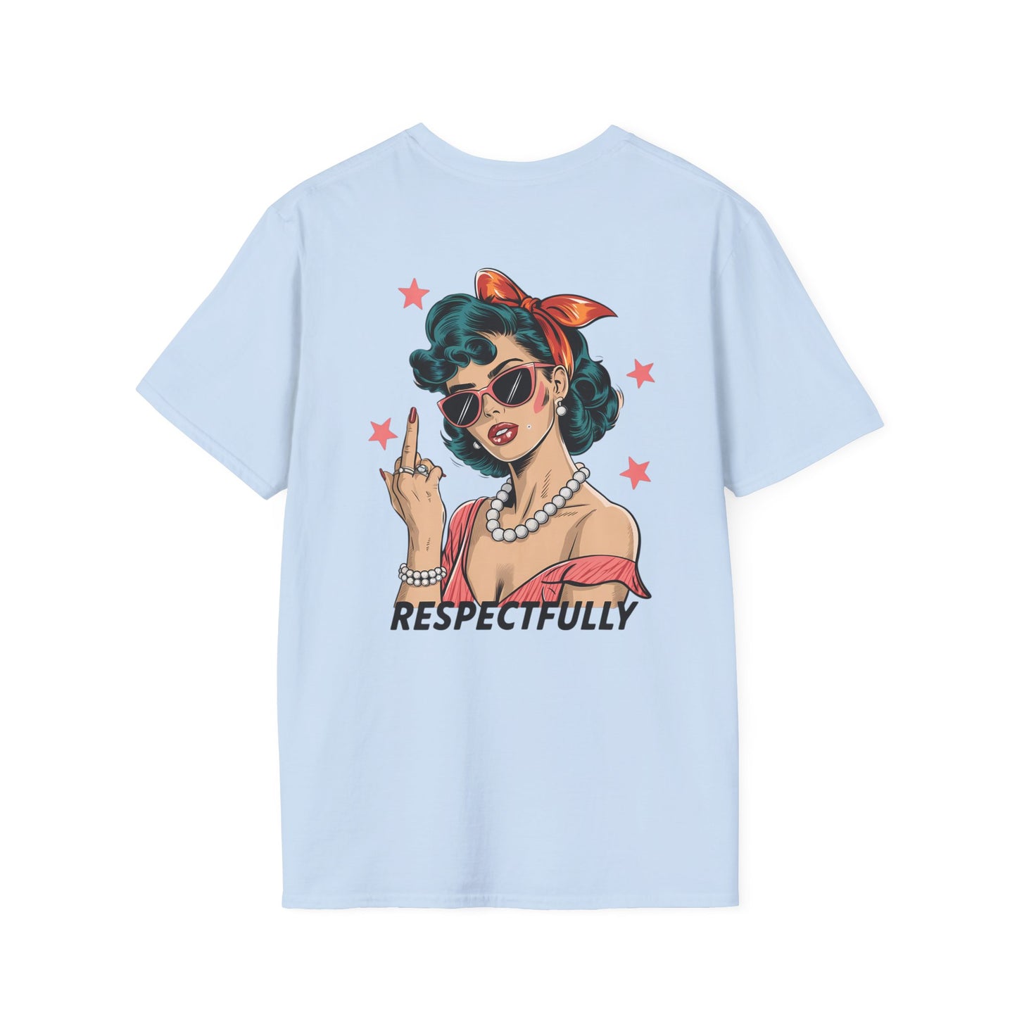 Retro Graphic Tees - Respectfully Statement Shirt
