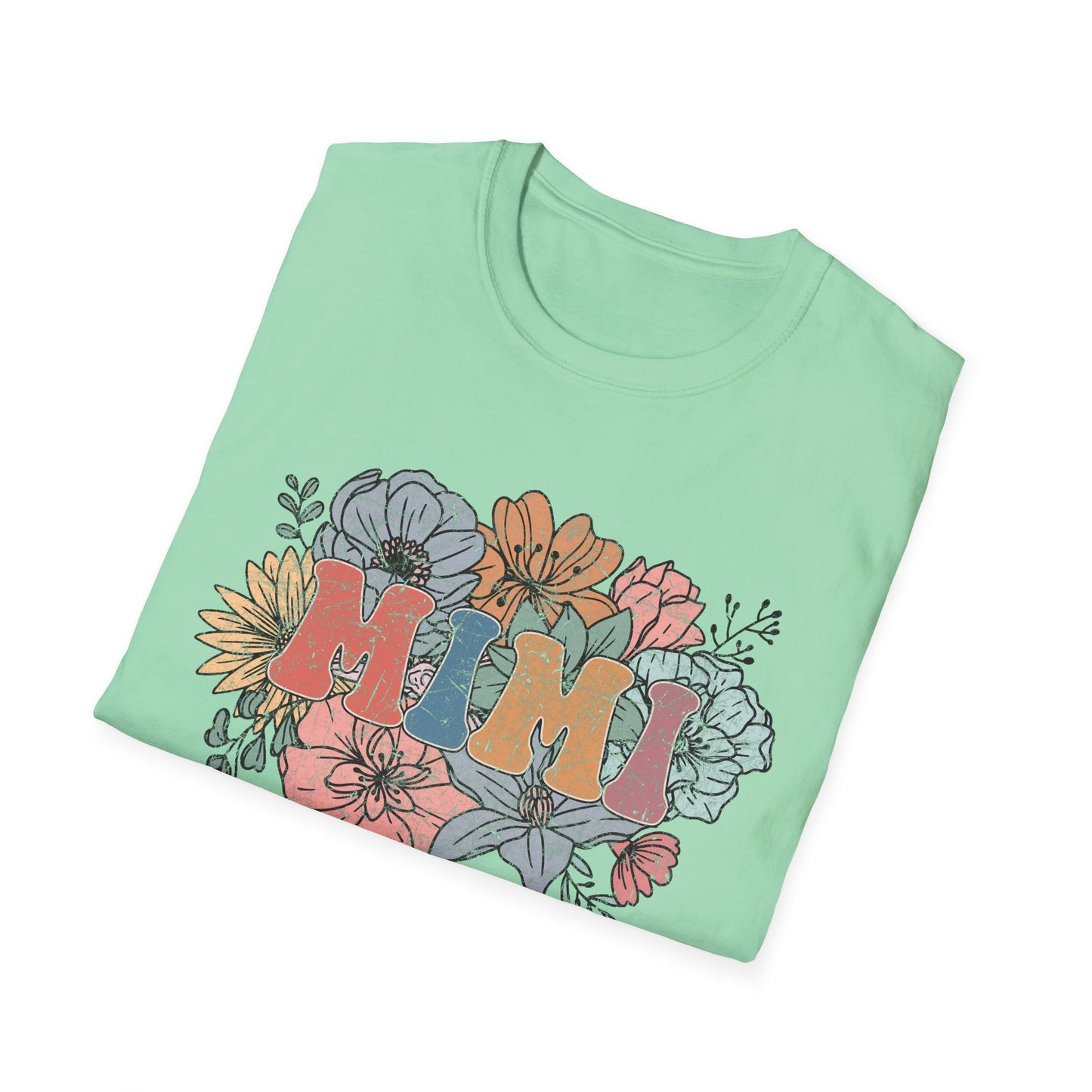 Floral 'Mimi' Unisex T-Shirt - Perfect Gift for Moms, Mother's Day, Family Gatherings, Casual Wear, Spring Fashion