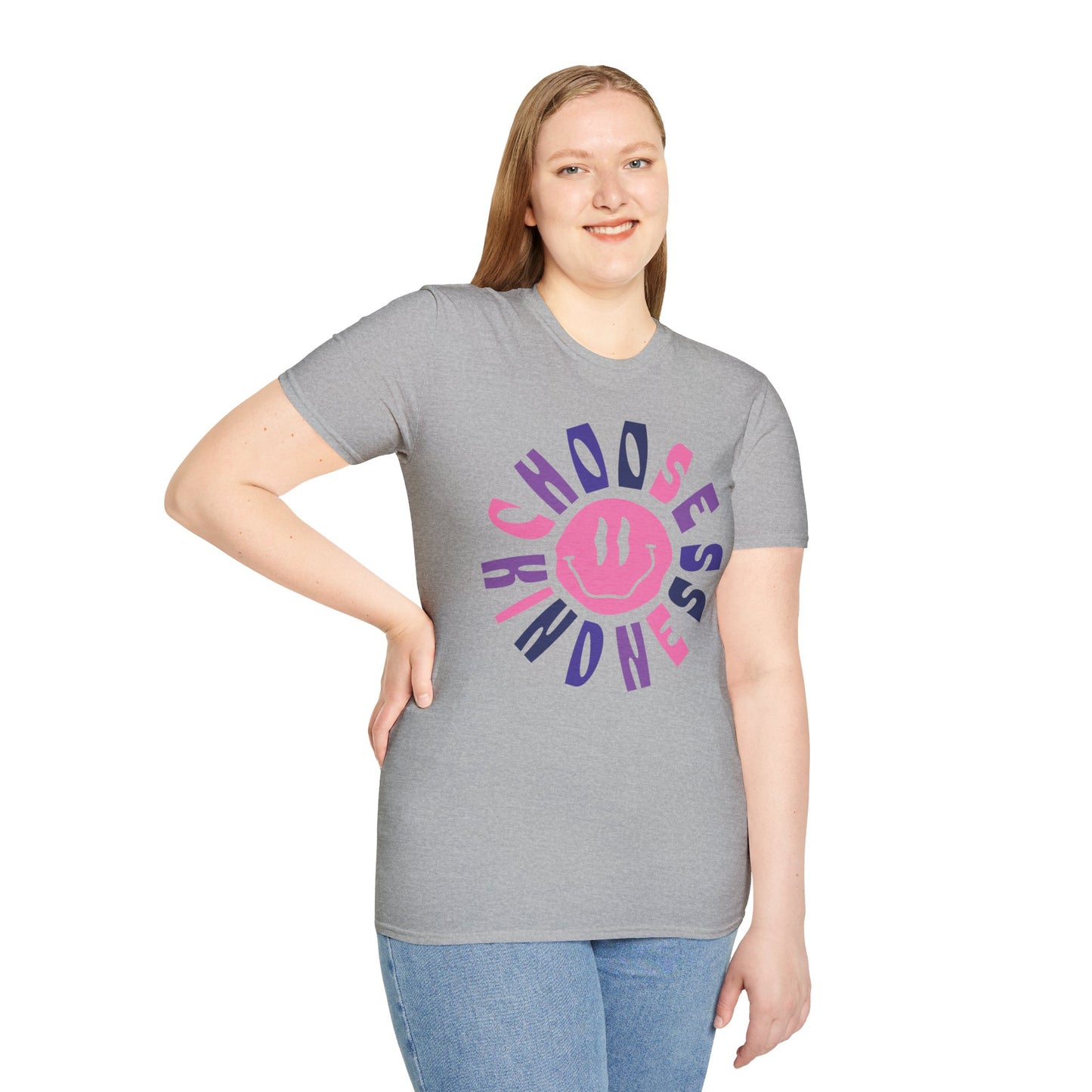 Choose Kindness Unisex Softstyle T-Shirt | Positive Vibes Tee