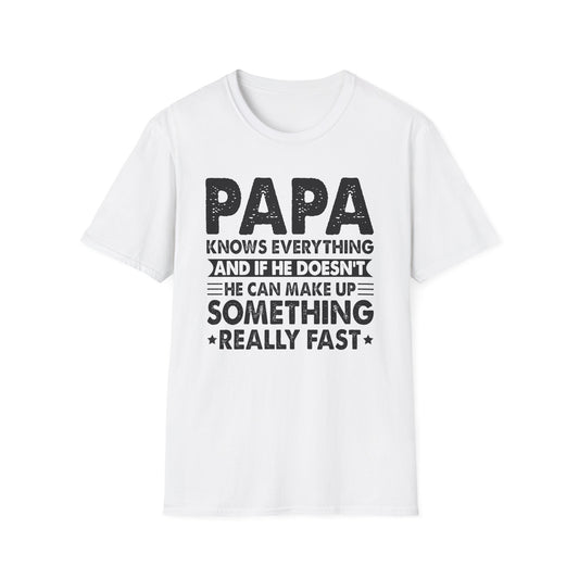 Funny Papa T-Shirt, Gift for Dad, Birthday Shirt, Fun Father's Day Tee, Dad Humor Apparel