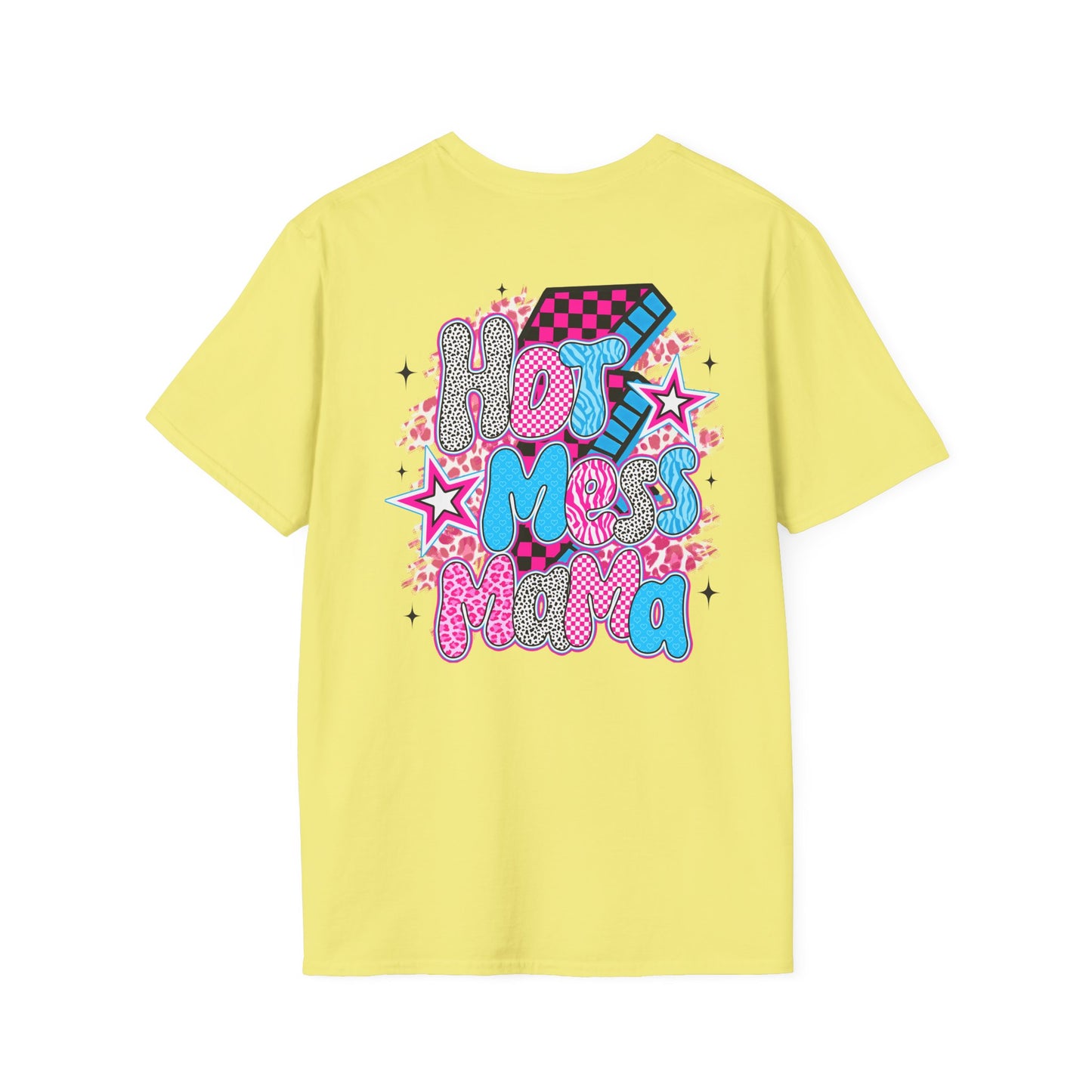 Hot Mess Vibes Fun Graphic Tee