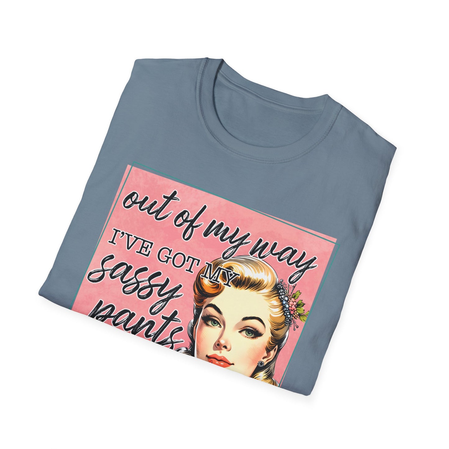 Sassy Pants Unisex Softstyle T-Shirt - Fun Retro Graphic Tee