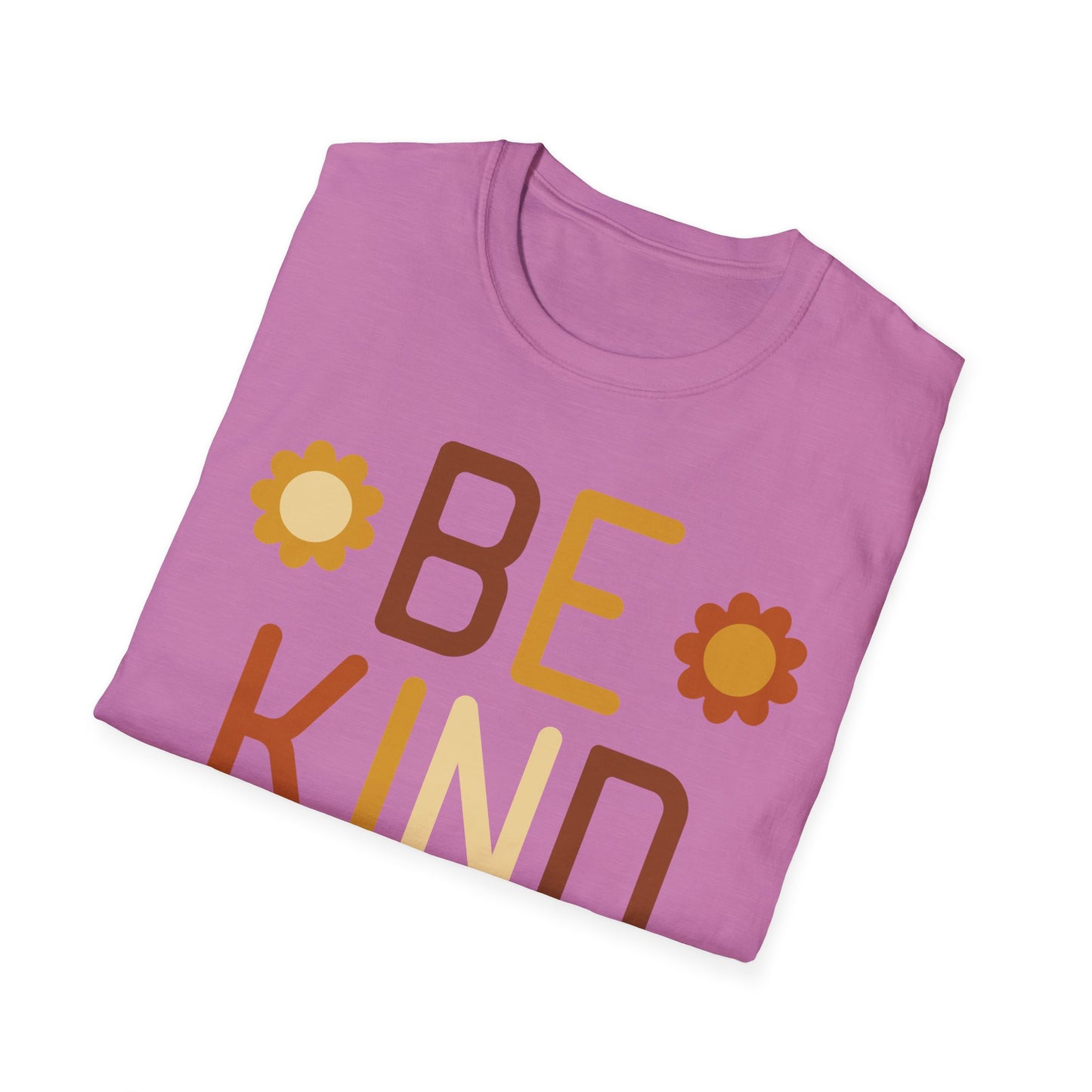 Be Kind Unisex Softstyle T-Shirt - Positive Vibes Casual Wear