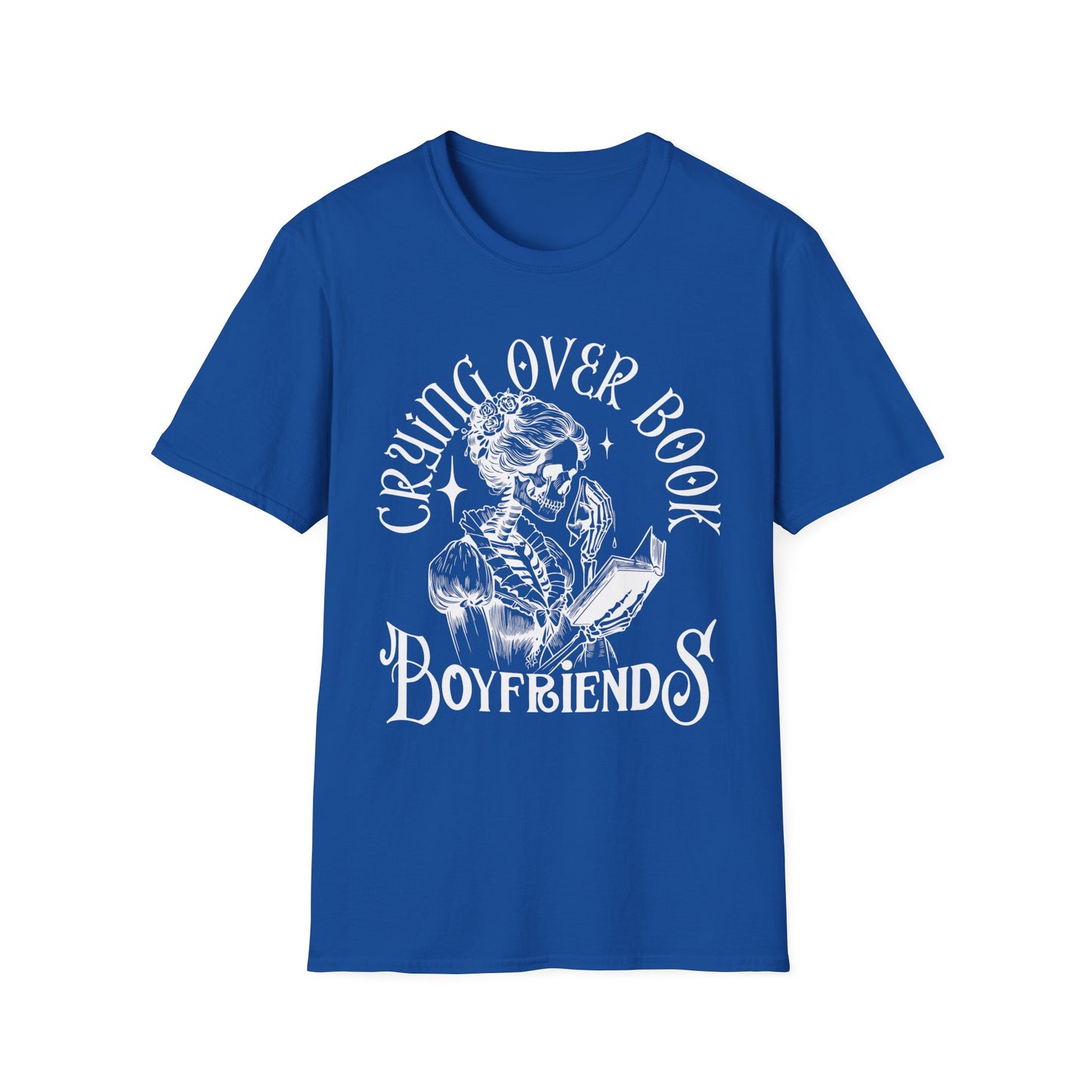 Crying Over Book Boyfriends T-Shirt - Perfect for Book Lovers