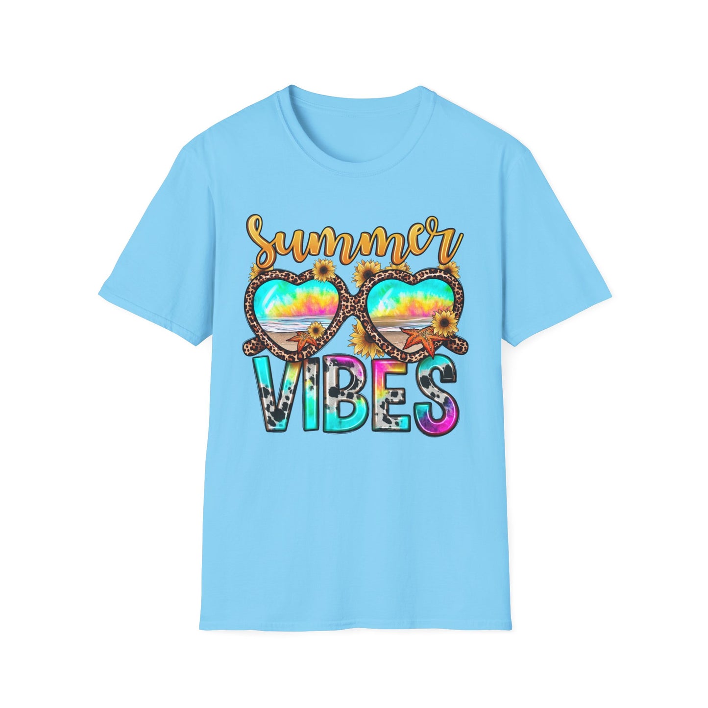 Summer Vibes Graphic -Tee for a Chill Summer