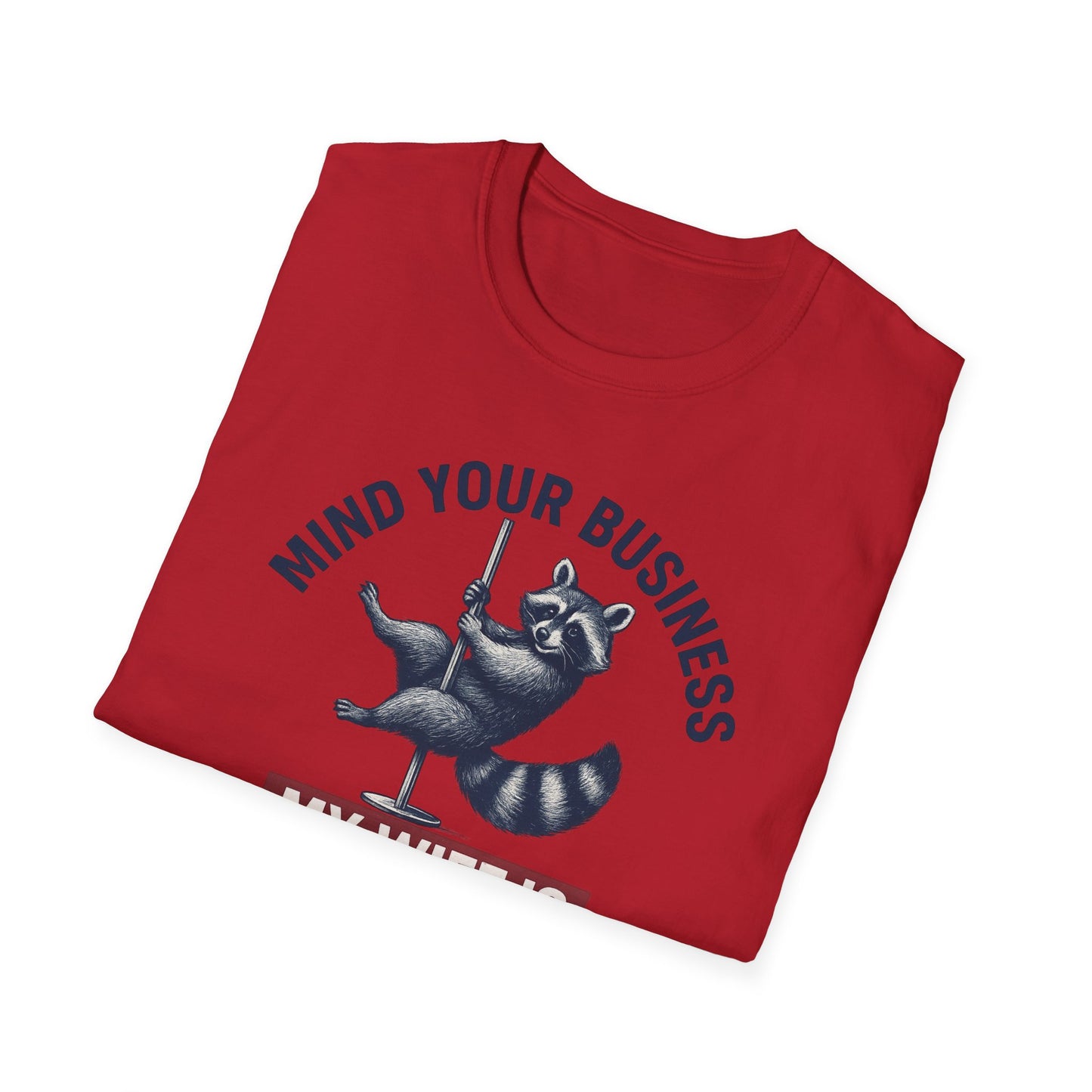 Funny Raccoon T-Shirt - Mind Your Business, Perfect for Gifting on Anniversaries, Birthdays, Casual Outings, Gift for Spouses, [...]