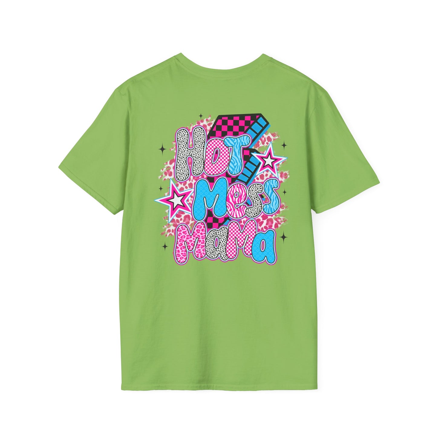 Hot Mess Vibes Fun Graphic Tee