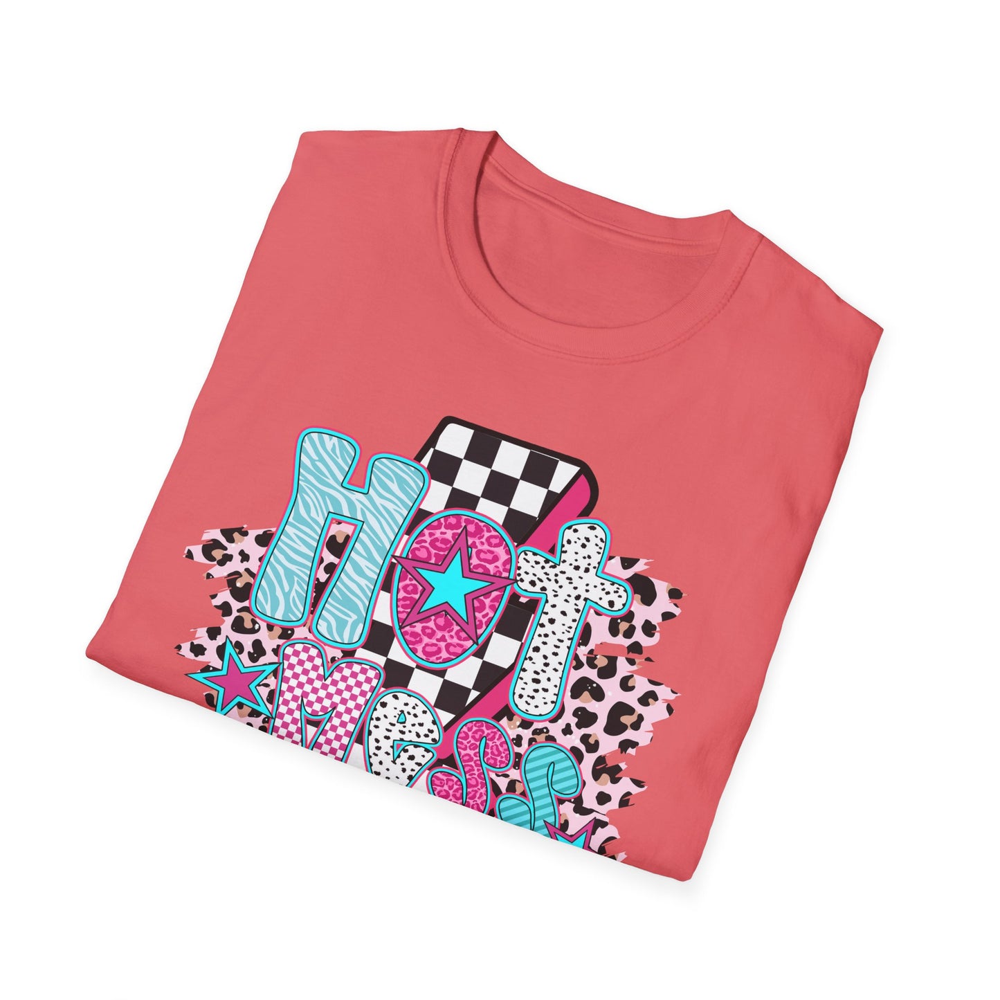 Fun 'Hot Mess Mama' T-Shirt - Perfect for Moms!