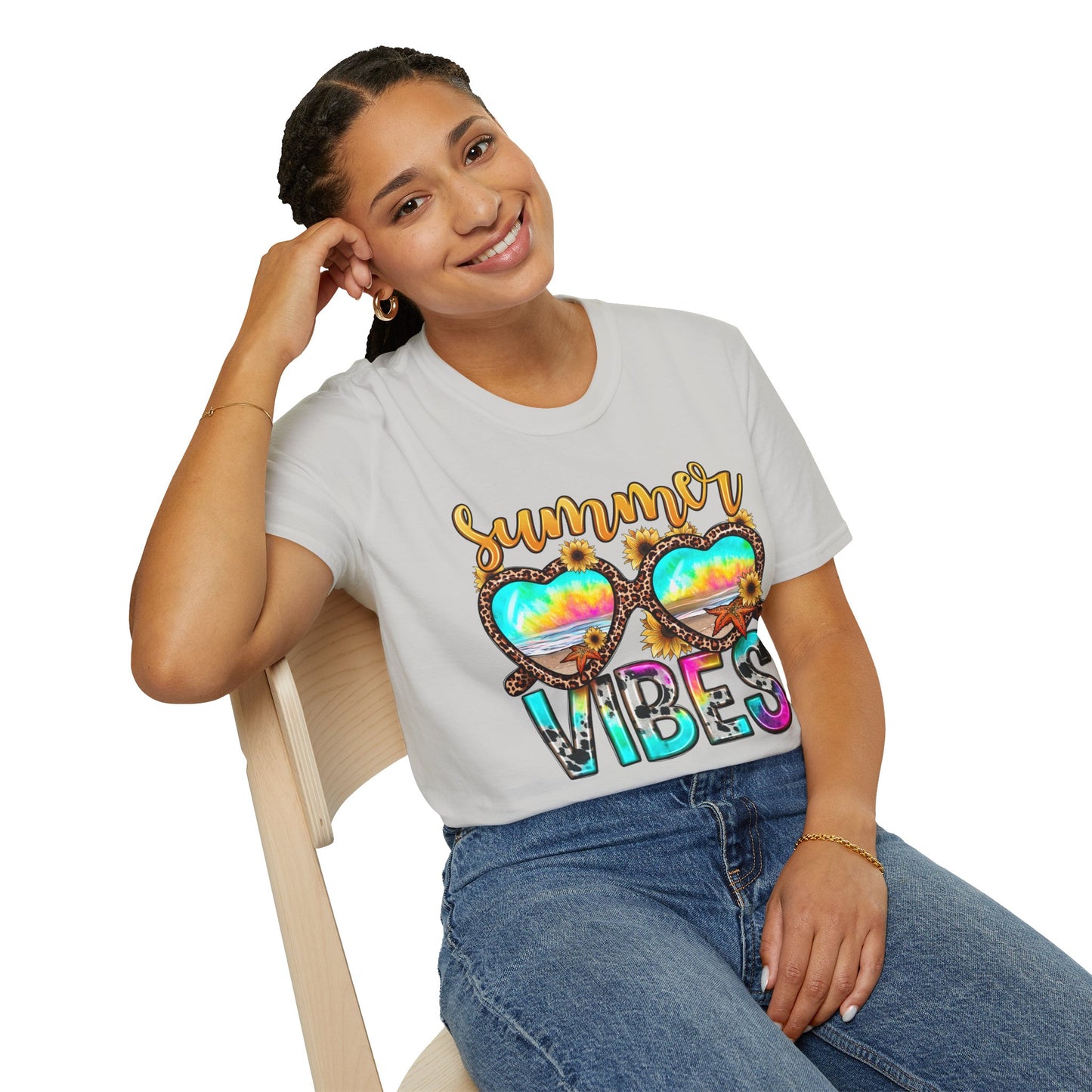 Summer Vibes Graphic -Tee for a Chill Summer