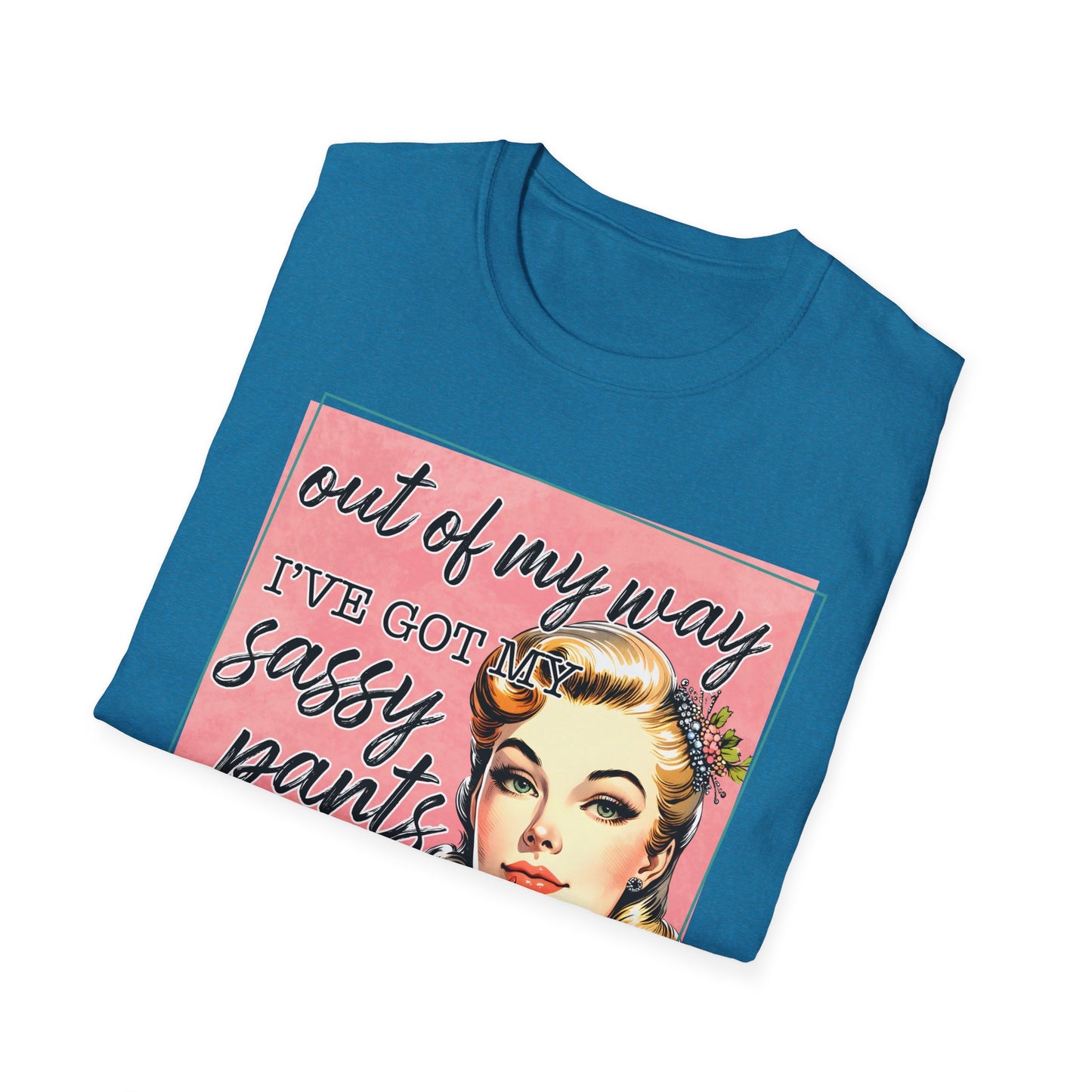 Sassy Pants Unisex Softstyle T-Shirt - Fun Retro Graphic Tee