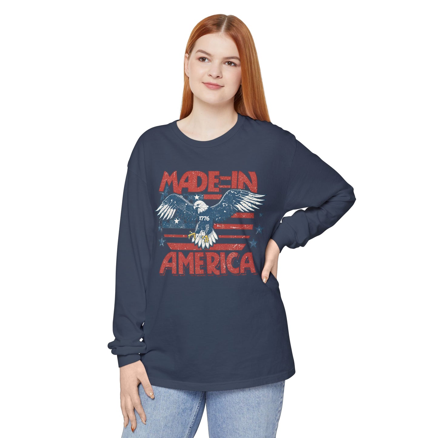 Patriotic T-Shirt, Made in America Tee, Independence Day Shirt, Casual Wear, Gift for Him/Her