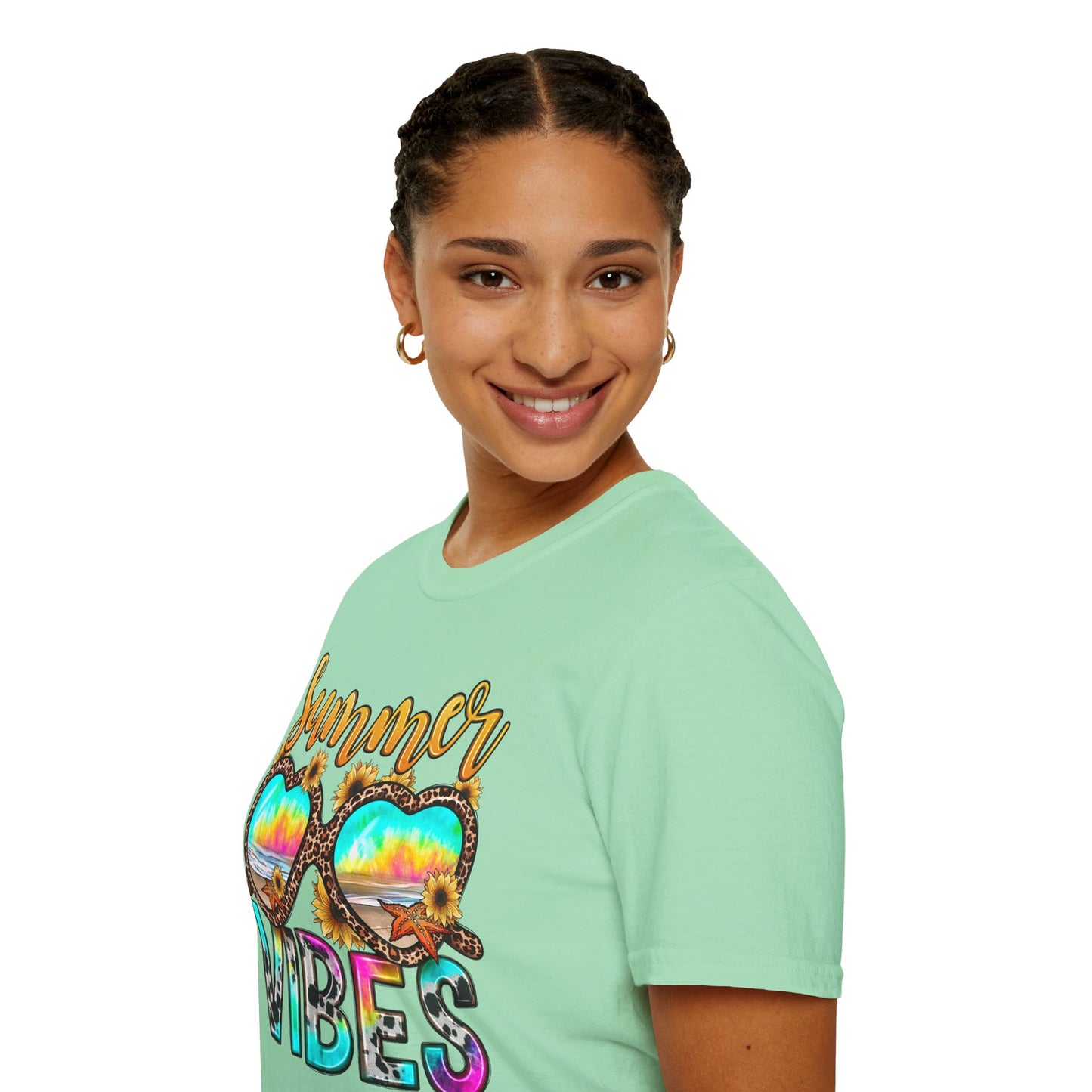 Summer Vibes Graphic -Tee for a Chill Summer