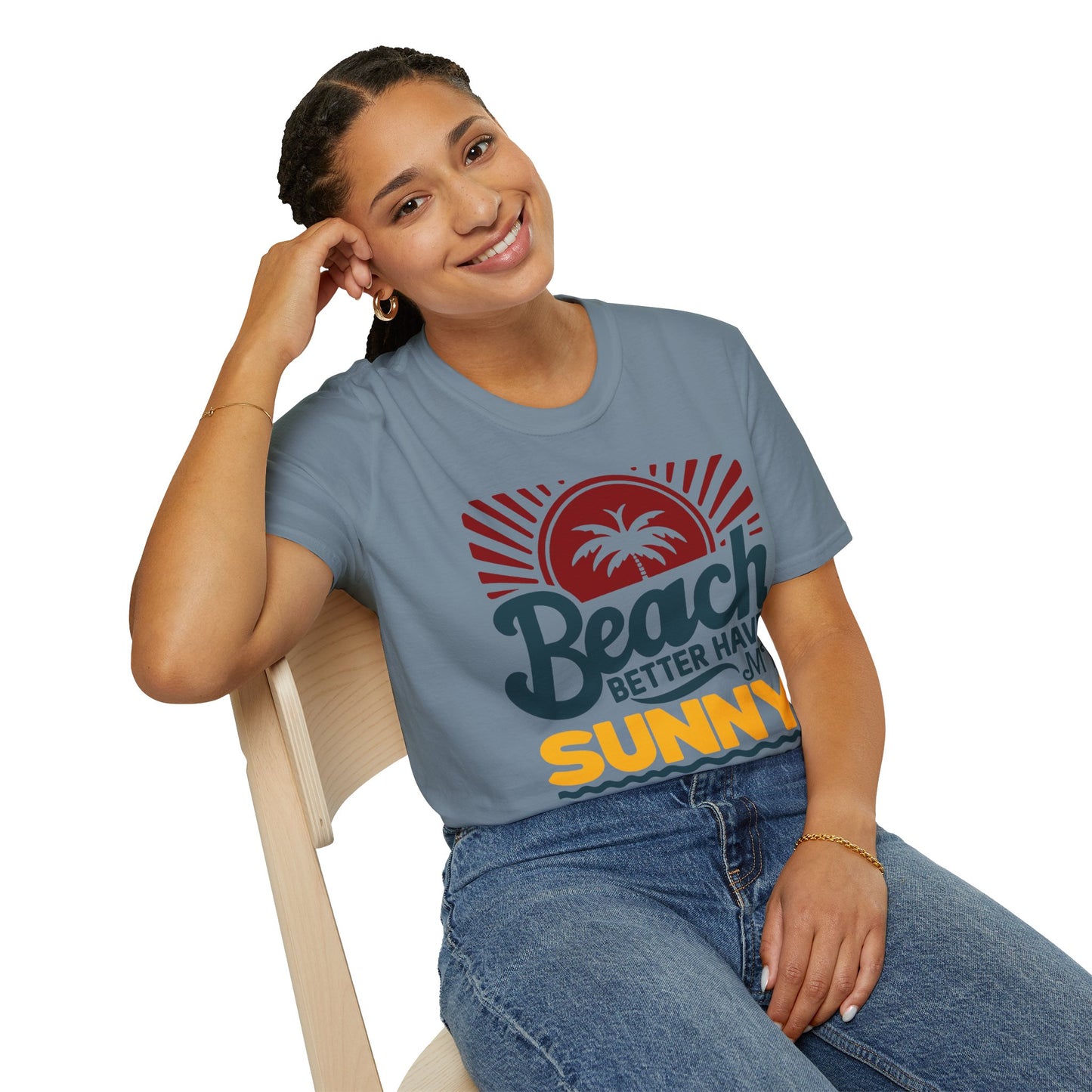 Beach Vibes Unisex Softstyle T-Shirt - 'Beach Better Have My Sunny'
