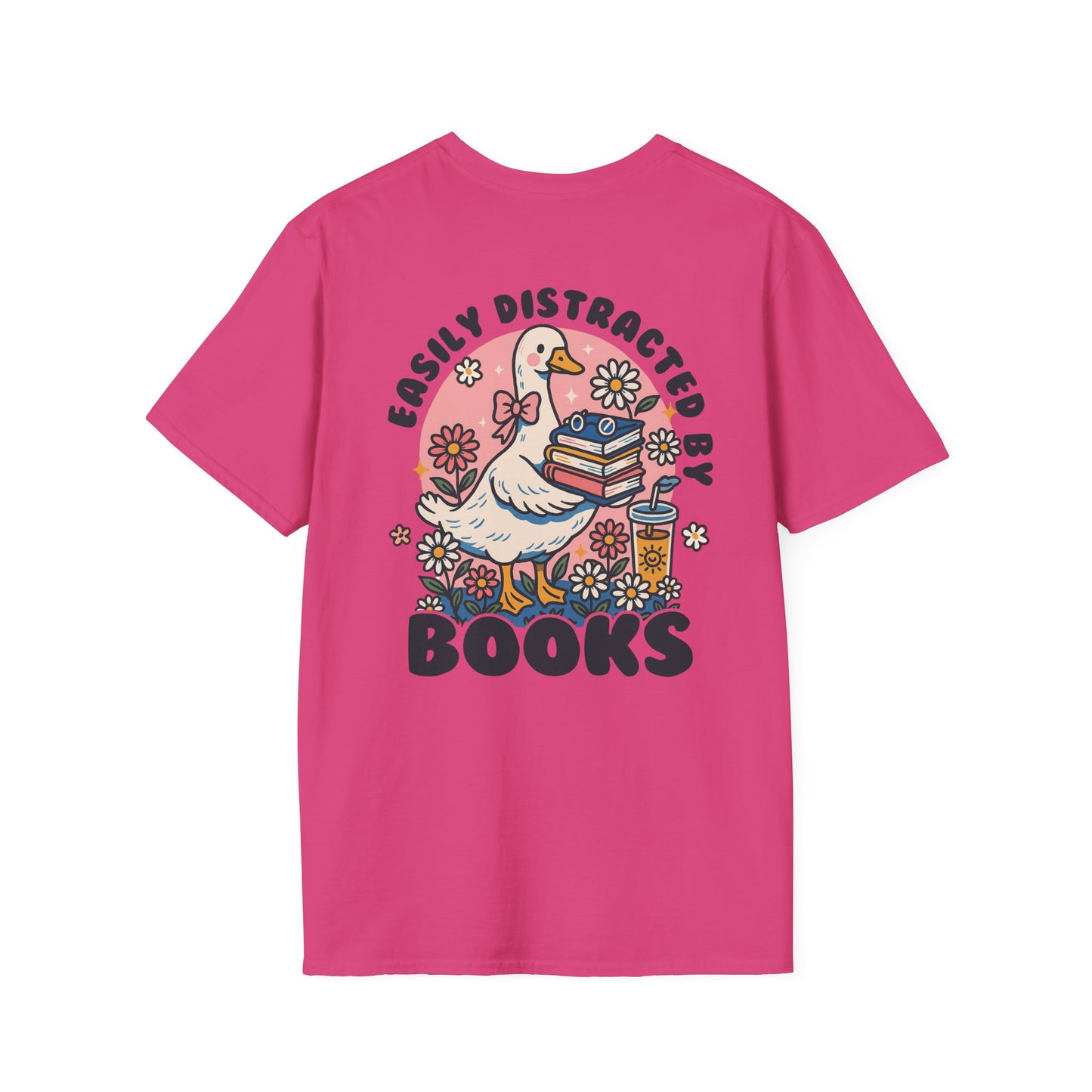 Easily Distracted by Books - T-Shirt