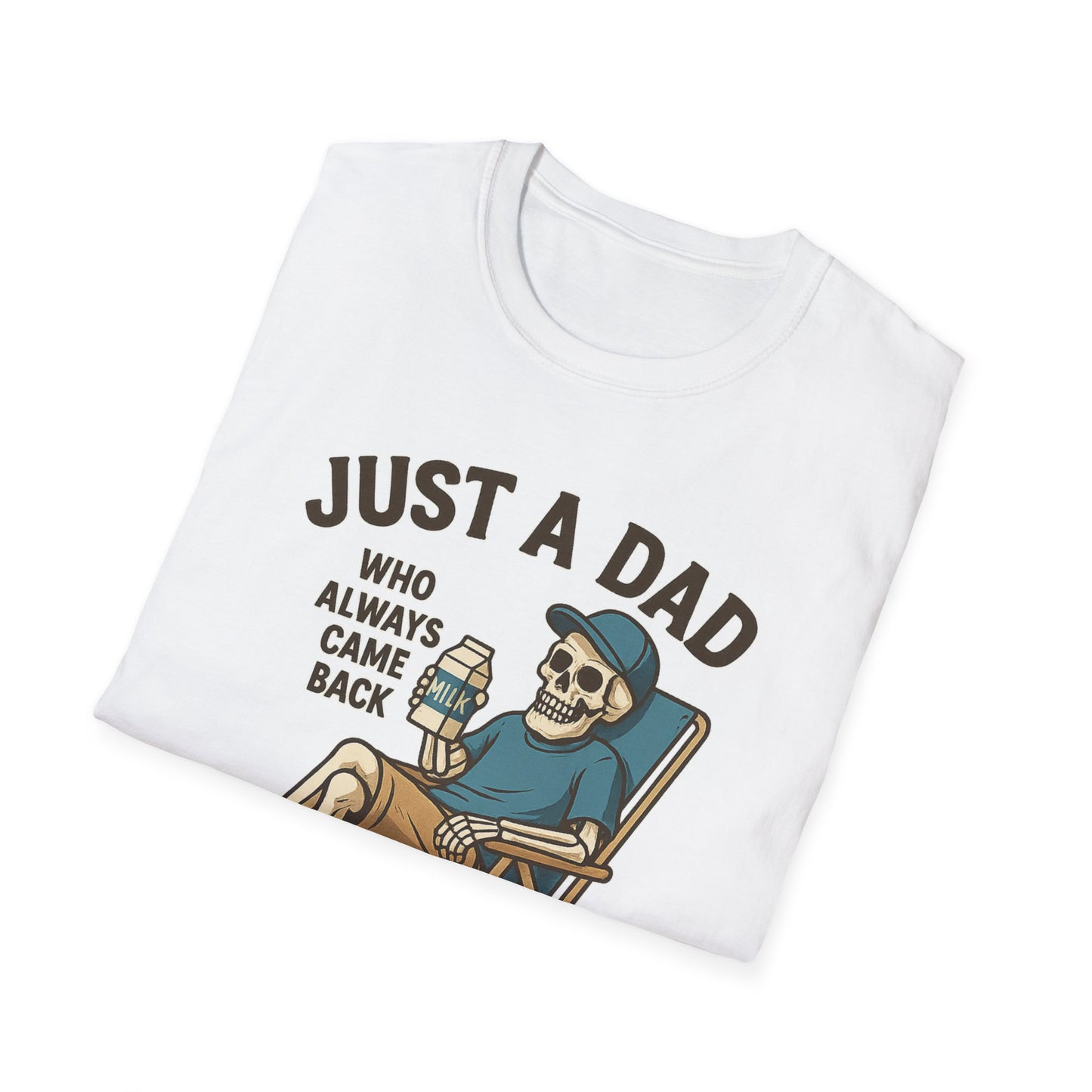 Just a Dad with the Milk Tee, Funny Father's Day Shirt
