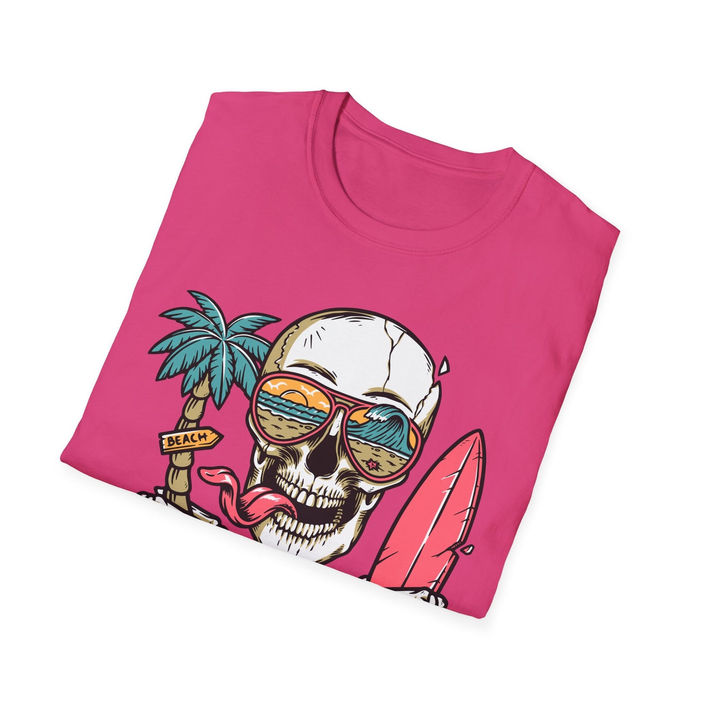 Beach Skull Graphic T-Shirt