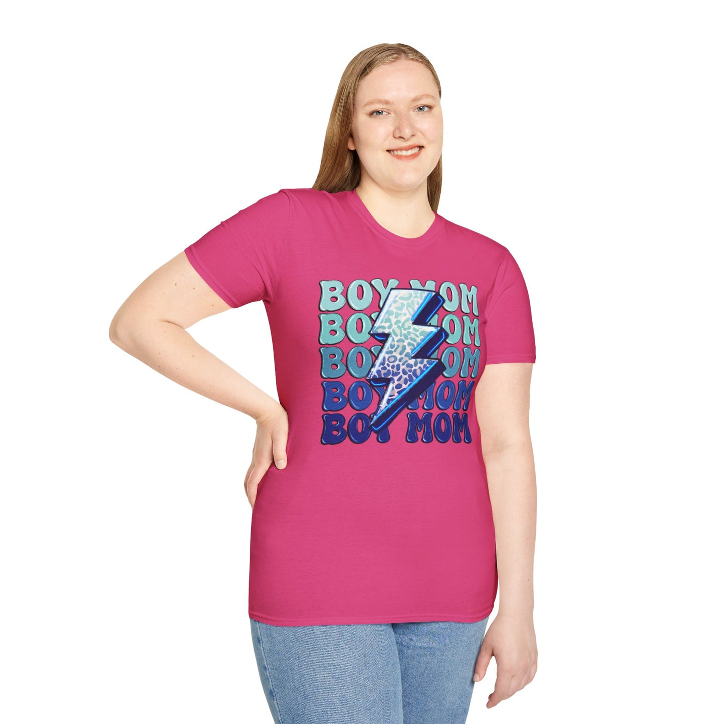 Boy Mom Graphic T-Shirt - Fun and Stylish for Proud Mothers