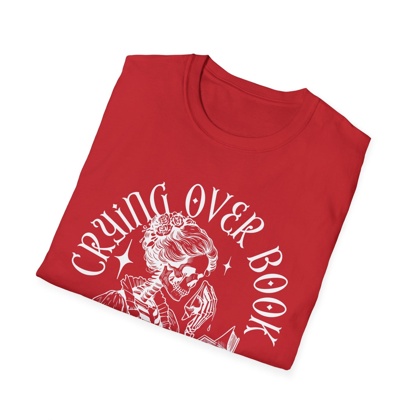 Crying Over Book Boyfriends T-Shirt - Perfect for Book Lovers