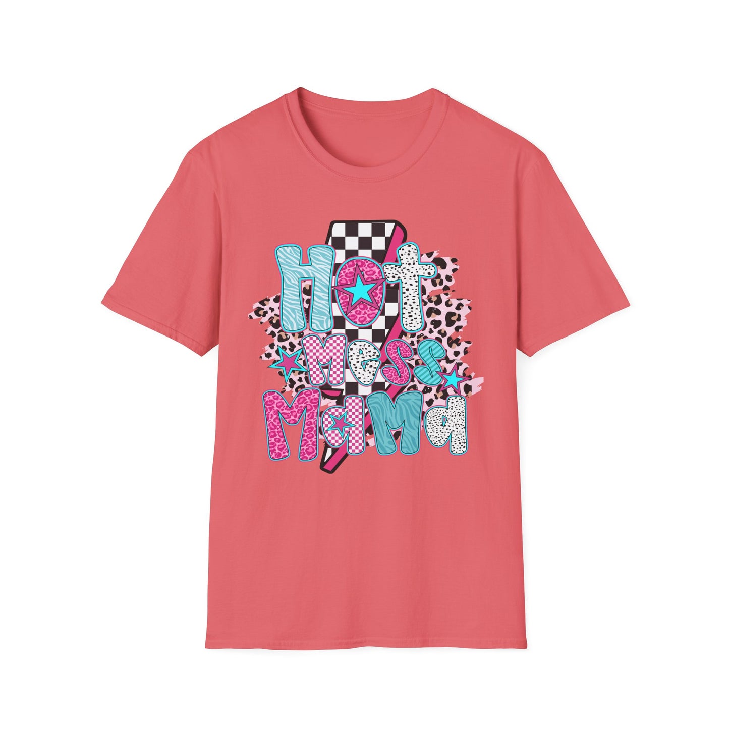 Fun 'Hot Mess Mama' T-Shirt - Perfect for Moms!