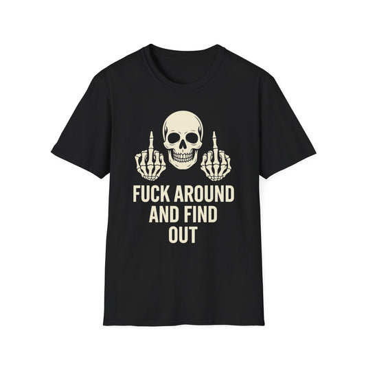 "F*ck Around and Find Out" Skull Graphic Tee