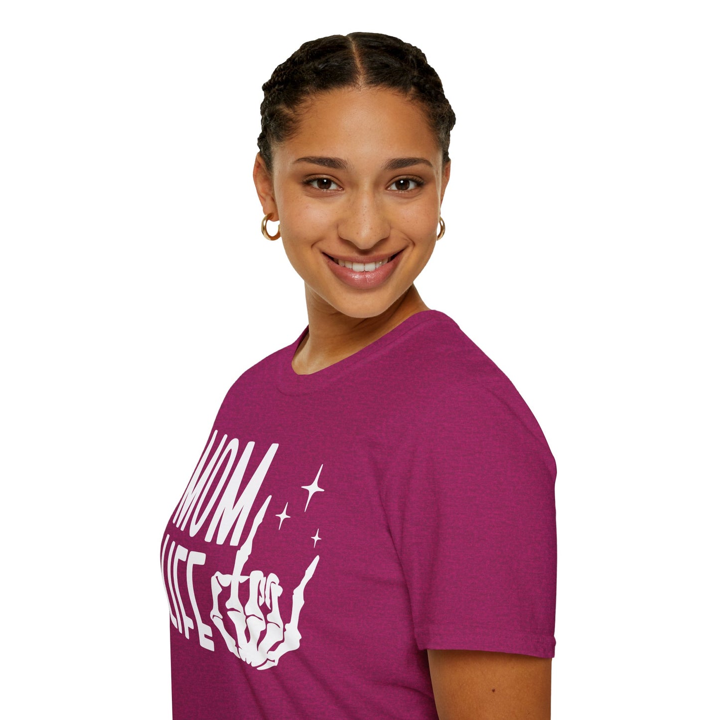 Mom Life Unisex Softstyle T-Shirt - Comfortable & Stylish for Moms