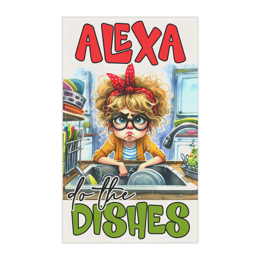 Cute Kitchen Tea Towels with 'Do the Dishes' Design, Fun Gift for Home Chefs, Dish Towels for Housewarming, Kitchen Decor, [...]