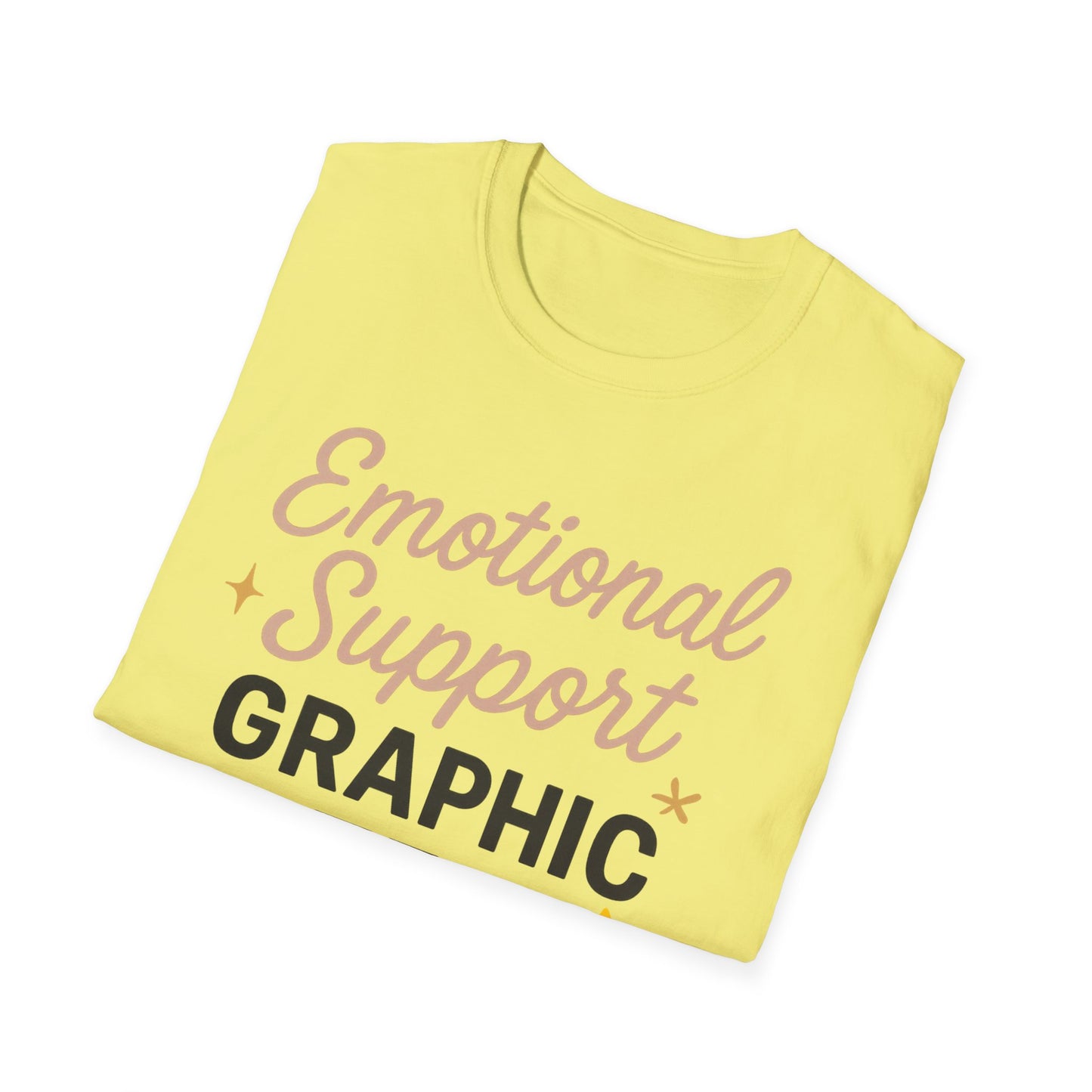 Emotional Support Graphic T-Shirt for Positivity Lovers