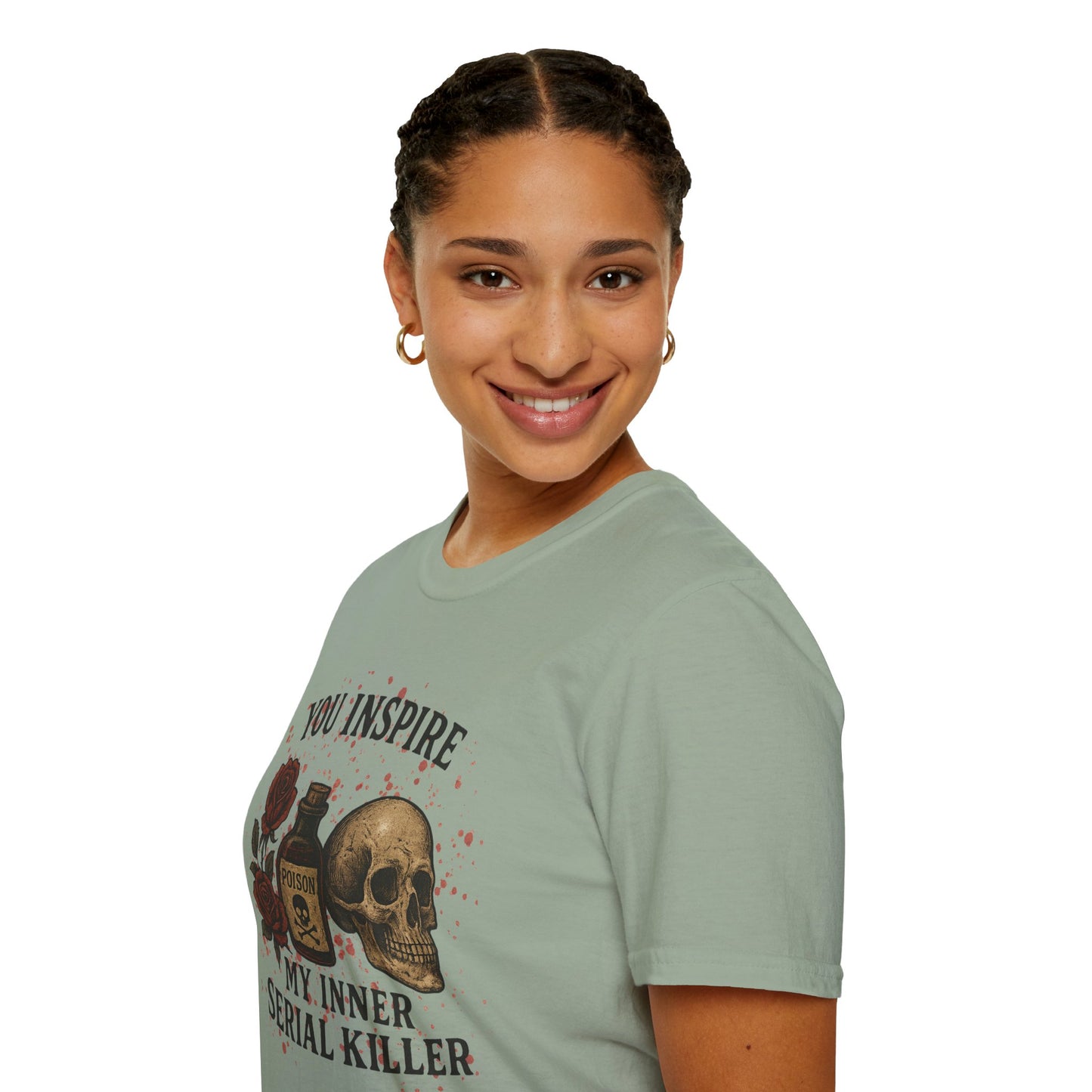 You Inspire My Inner Serial Killer T-Shirt - Tee for Halloween, Horror and True Crime Fans