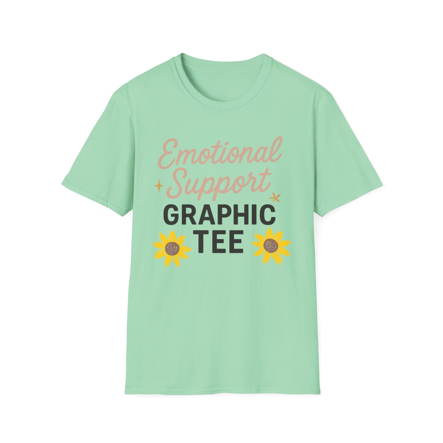Emotional Support Graphic T-Shirt for Positivity Lovers