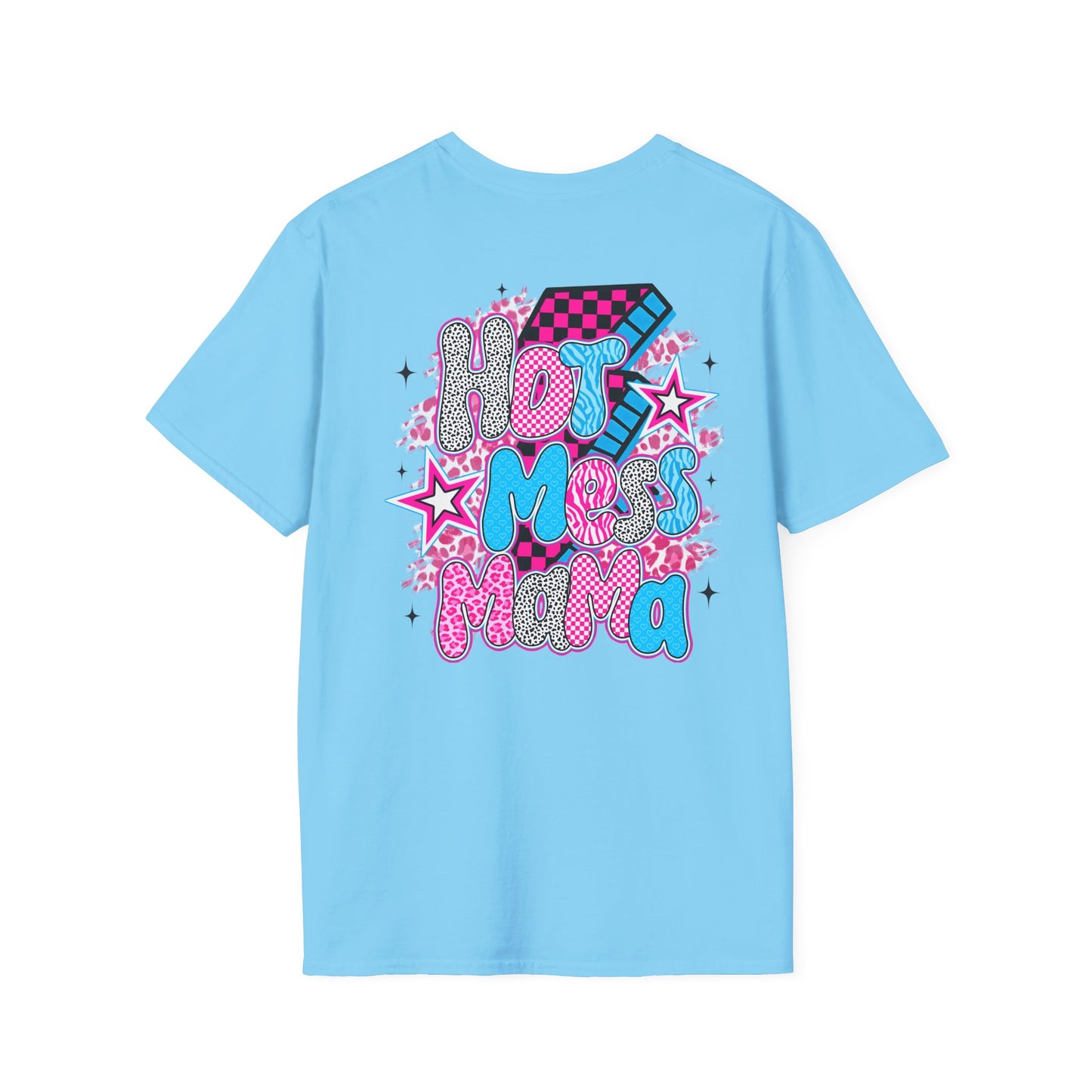 Hot Mess Vibes Fun Graphic Tee
