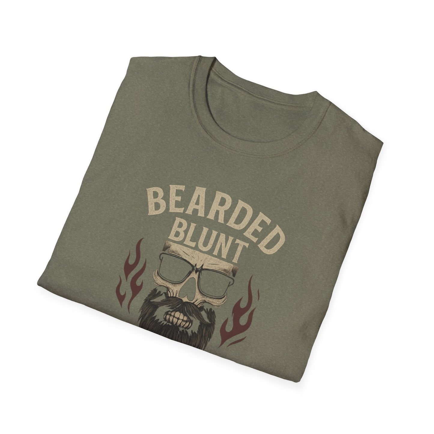 Bearded and Reckless Unisex Tee for Beard Lovers