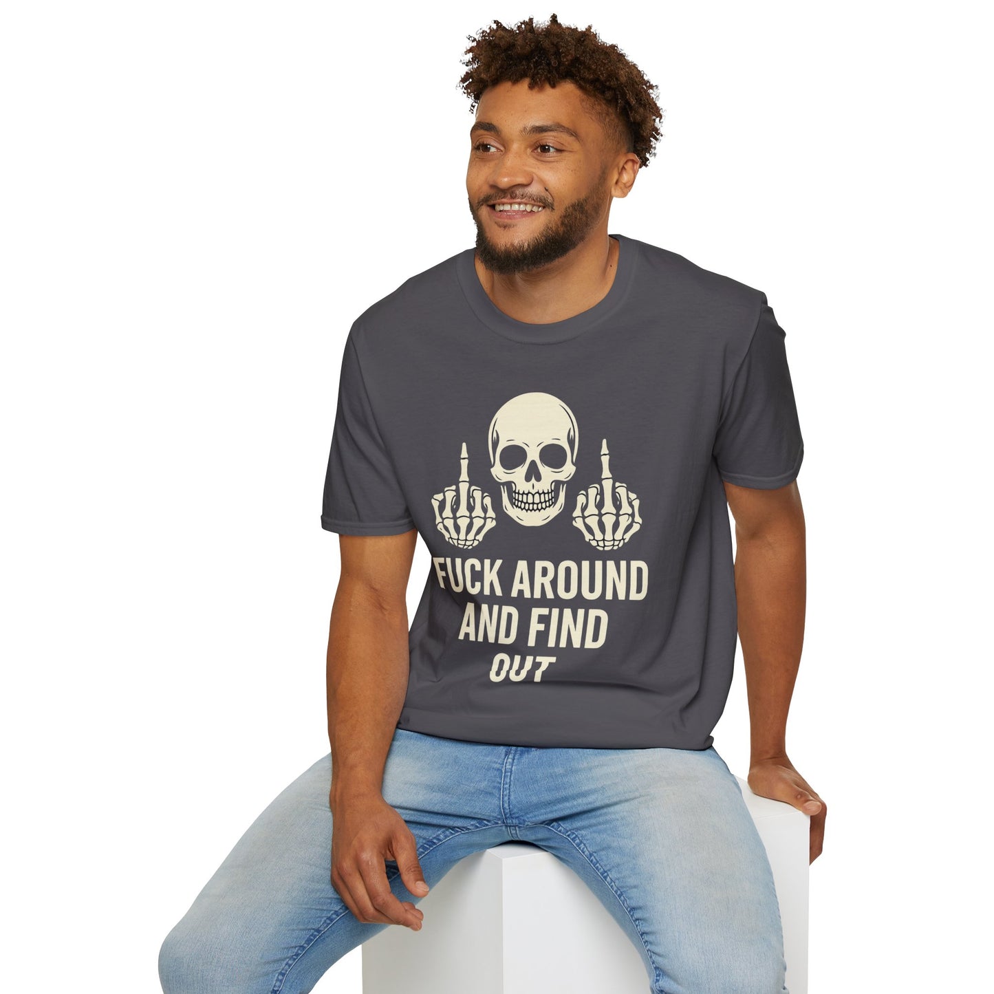 "F*ck Around and Find Out" Skull Graphic Tee